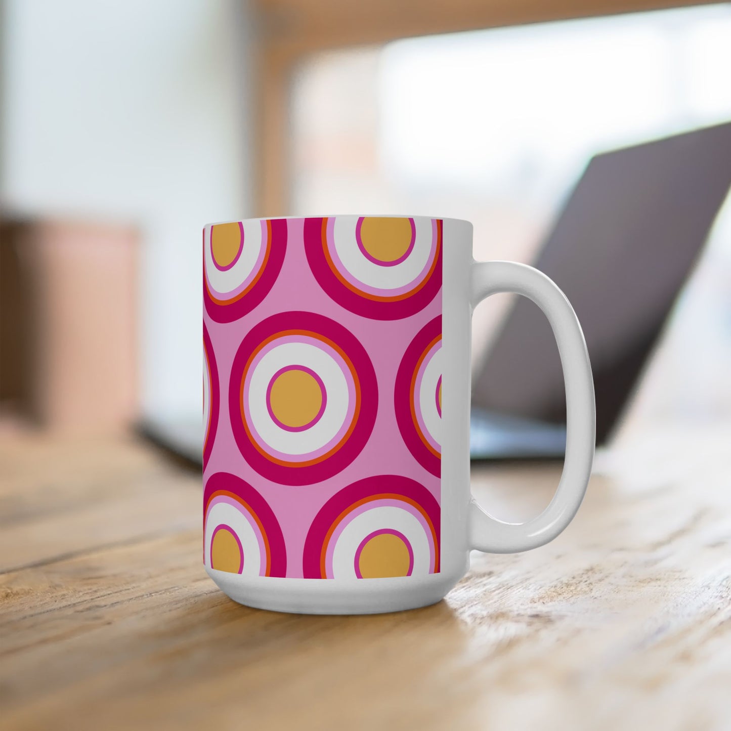 Geo Art Mug – Bold Color, Daily Joy