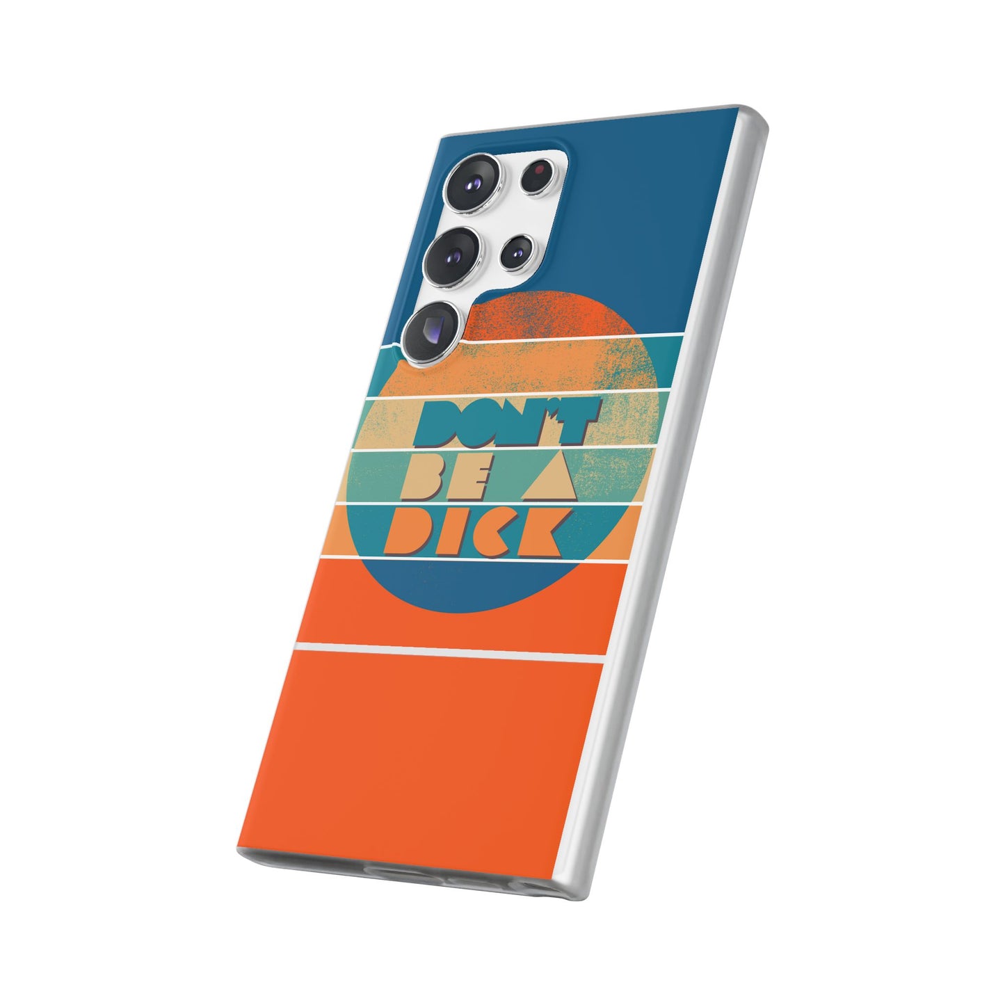 Phone Case - 'Don't Be a Dick' Retro 70s style