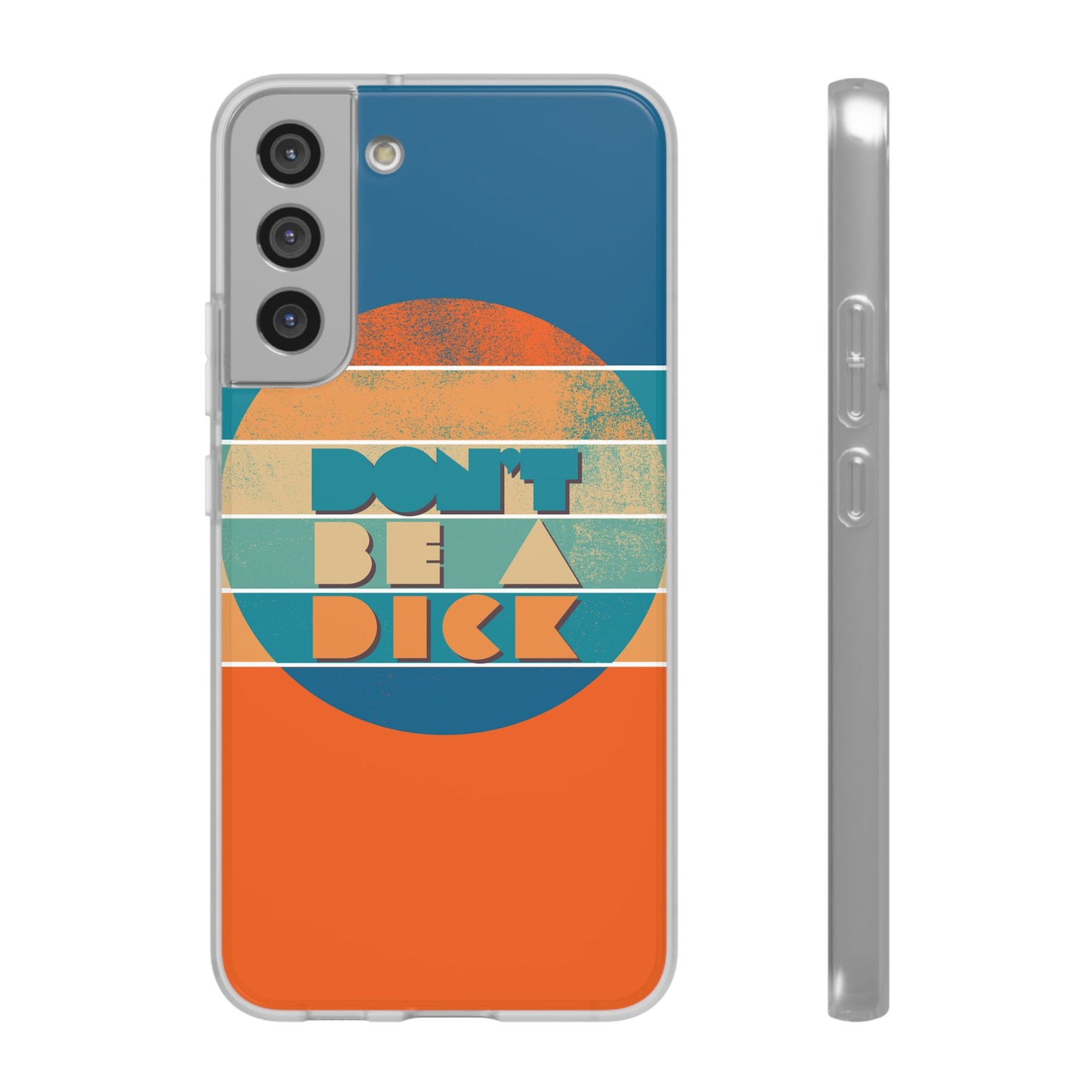 Phone Case - 'Don't Be a Dick' Retro 70s style