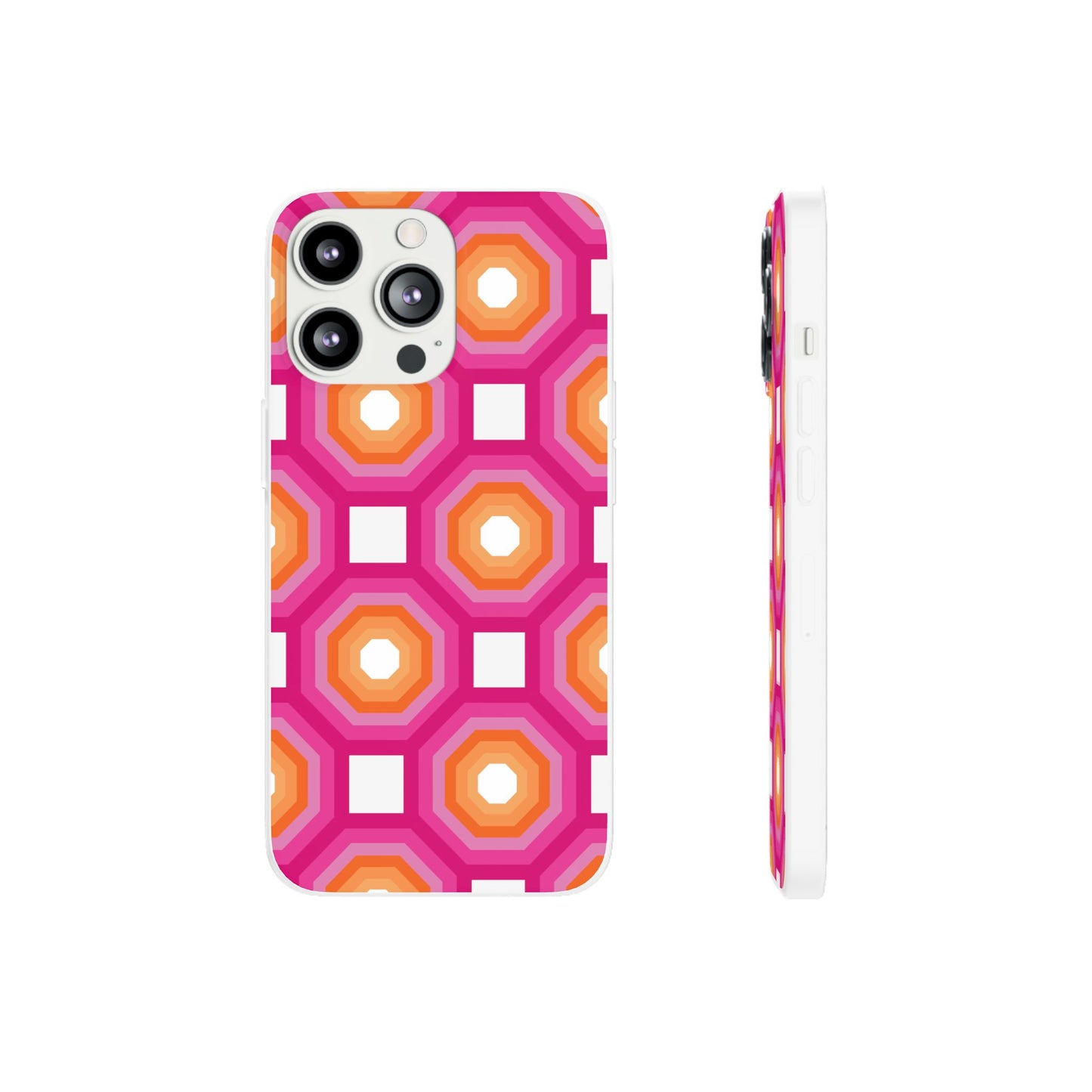 Stylish Geometric Phone Case, Flexible Phone Cover, Unique Modern Design, Perfect Gift, Trendy Accessory, Eco-Friendly Case