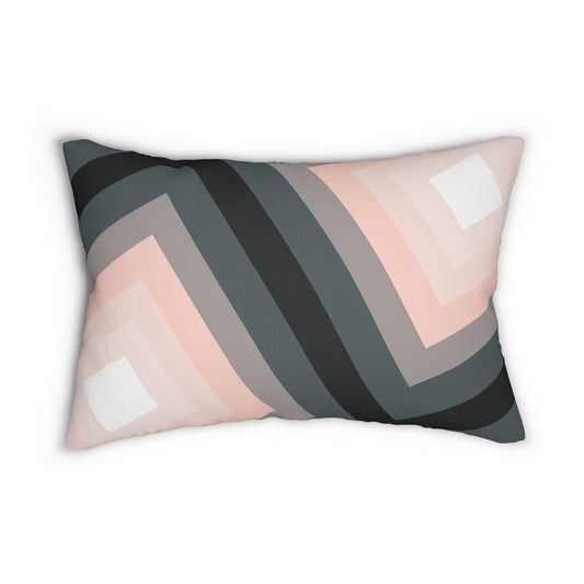 Geometric Lumbar Pillow | Bold Style, Everyday Comfort