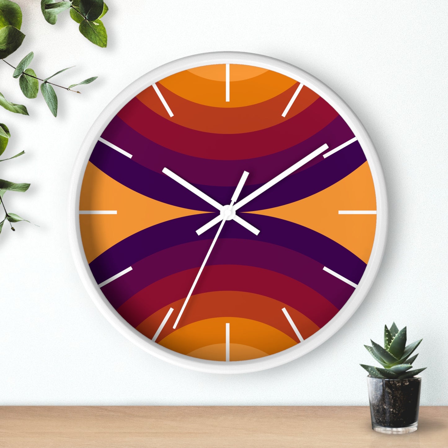 Geometric Art Wall Clock | Bold, Modern, and Right on Time