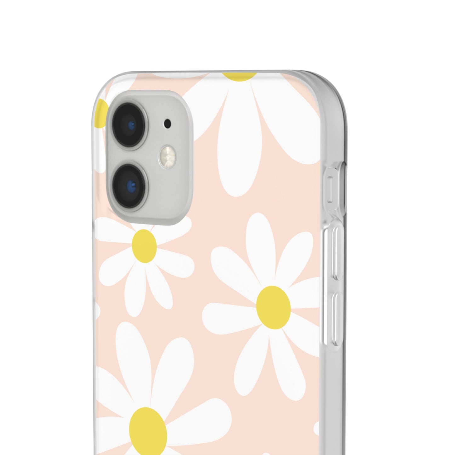 Phone Cases - Blush Daisy Pattern Flexi Cases