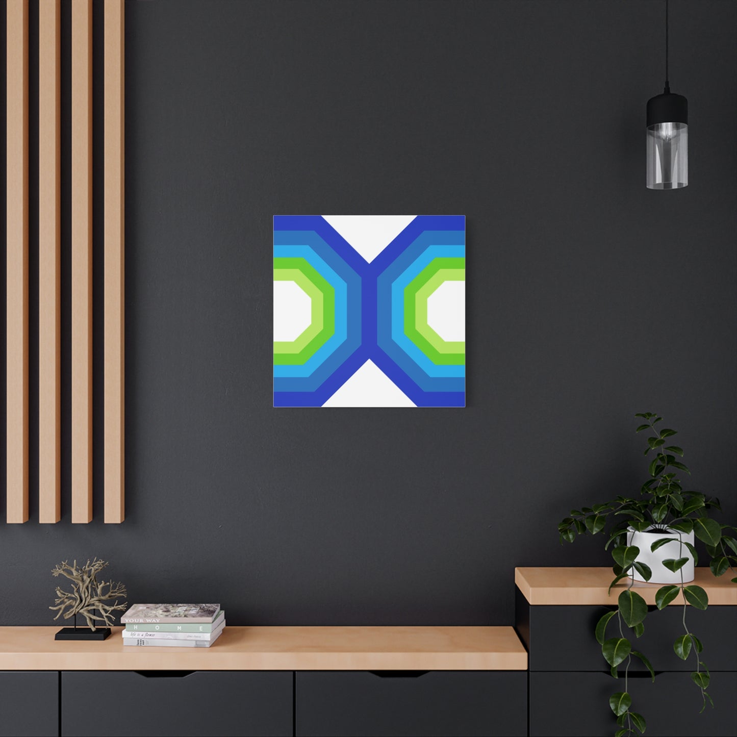 Modern Geometric Canvas Art | Bold Colors, Clean Lines, Creative Energy