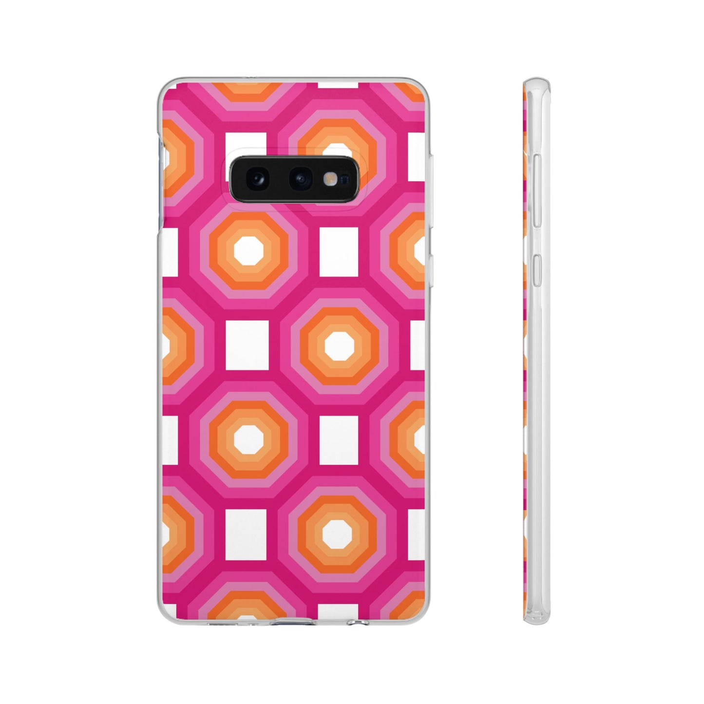 Stylish Geometric Phone Case, Flexible Phone Cover, Unique Modern Design, Perfect Gift, Trendy Accessory, Eco-Friendly Case