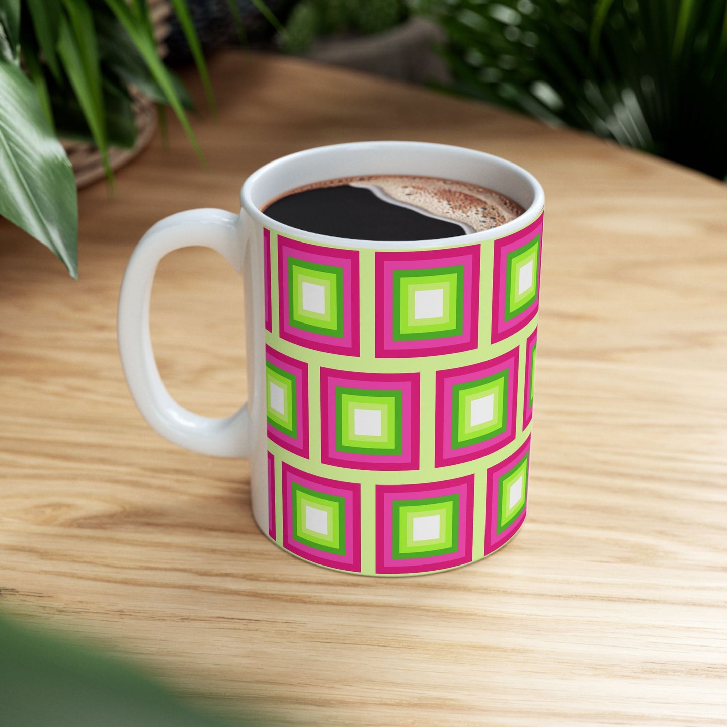 Geo Art Mug – Bold Color, Daily Joy