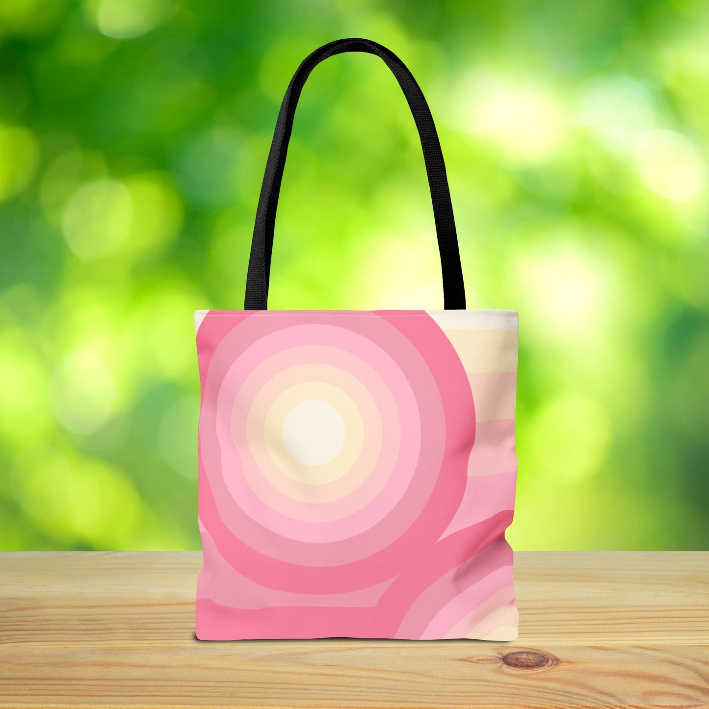 Geo Art Tote Bag – 3 sizes | Bold lines. Vivid color. Retro with a modern twist.