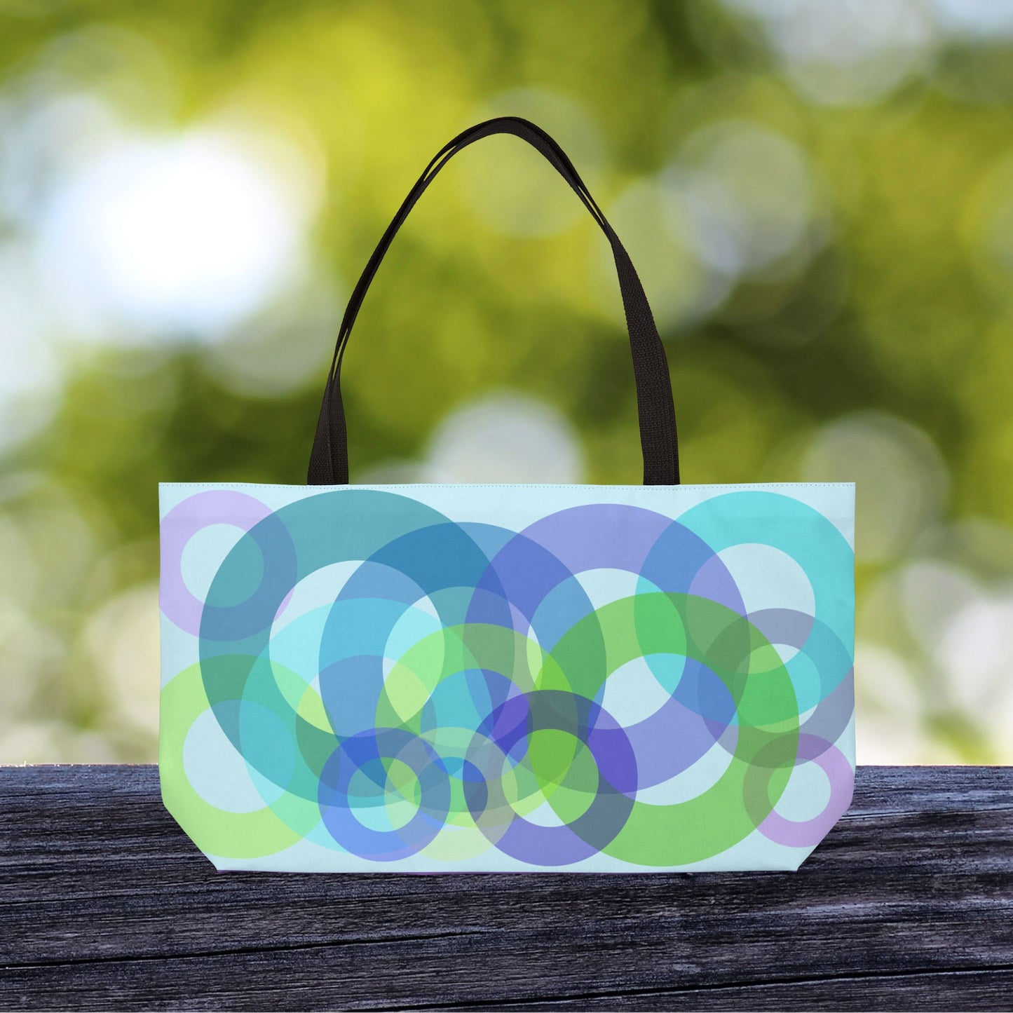Geo Bubbles — XL Tote Bag | Carry-All | Lightweight & Stylish