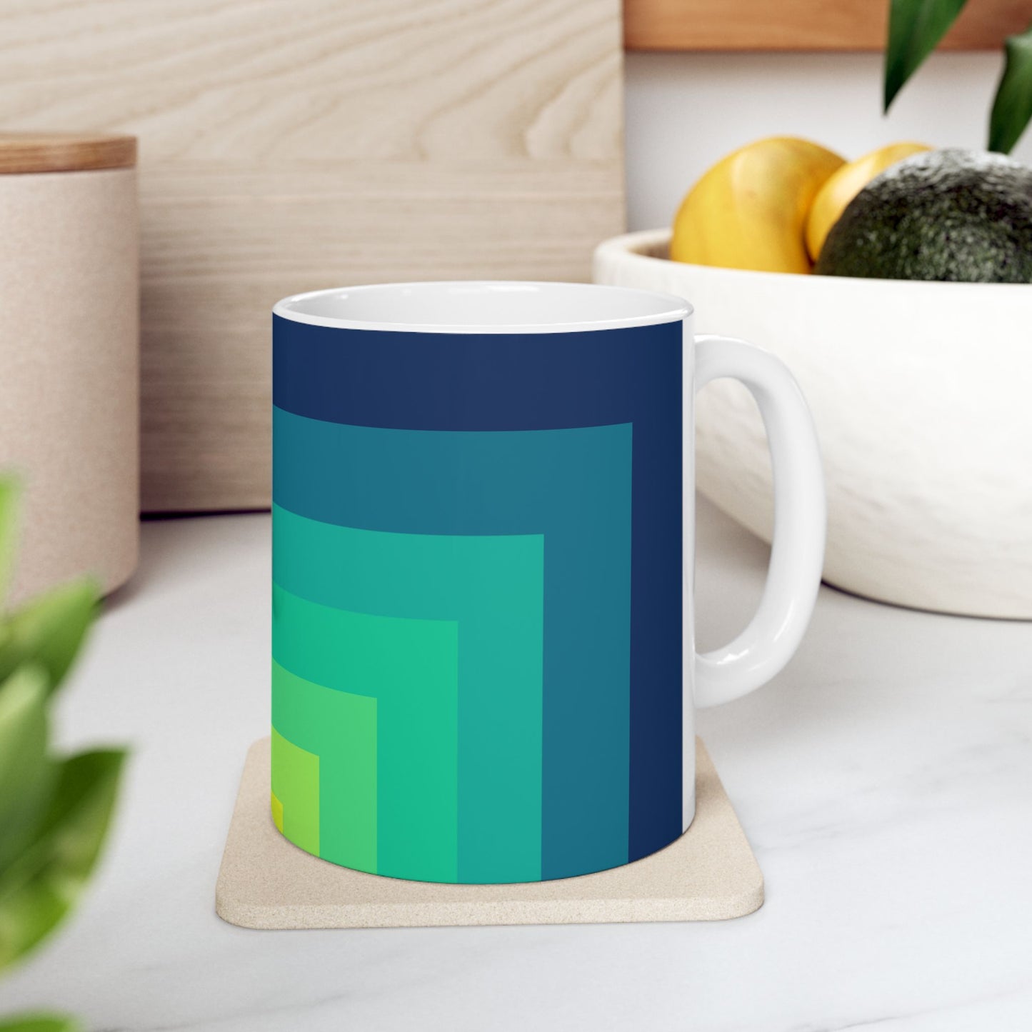 Geo Art Mug – Bold Color, Daily Joy