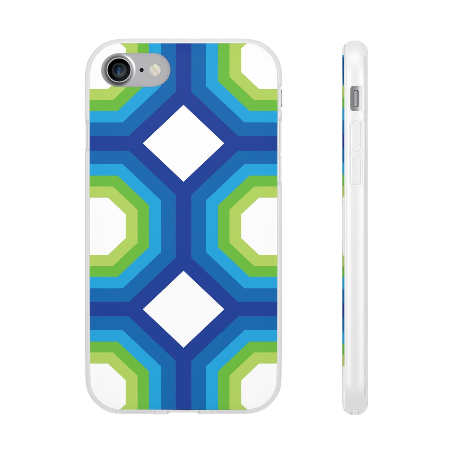 Stylish Geometric Phone Case, Flexible Phone Cover, Unique Modern Design, Perfect Gift, Trendy Accessory, Eco-Friendly Case