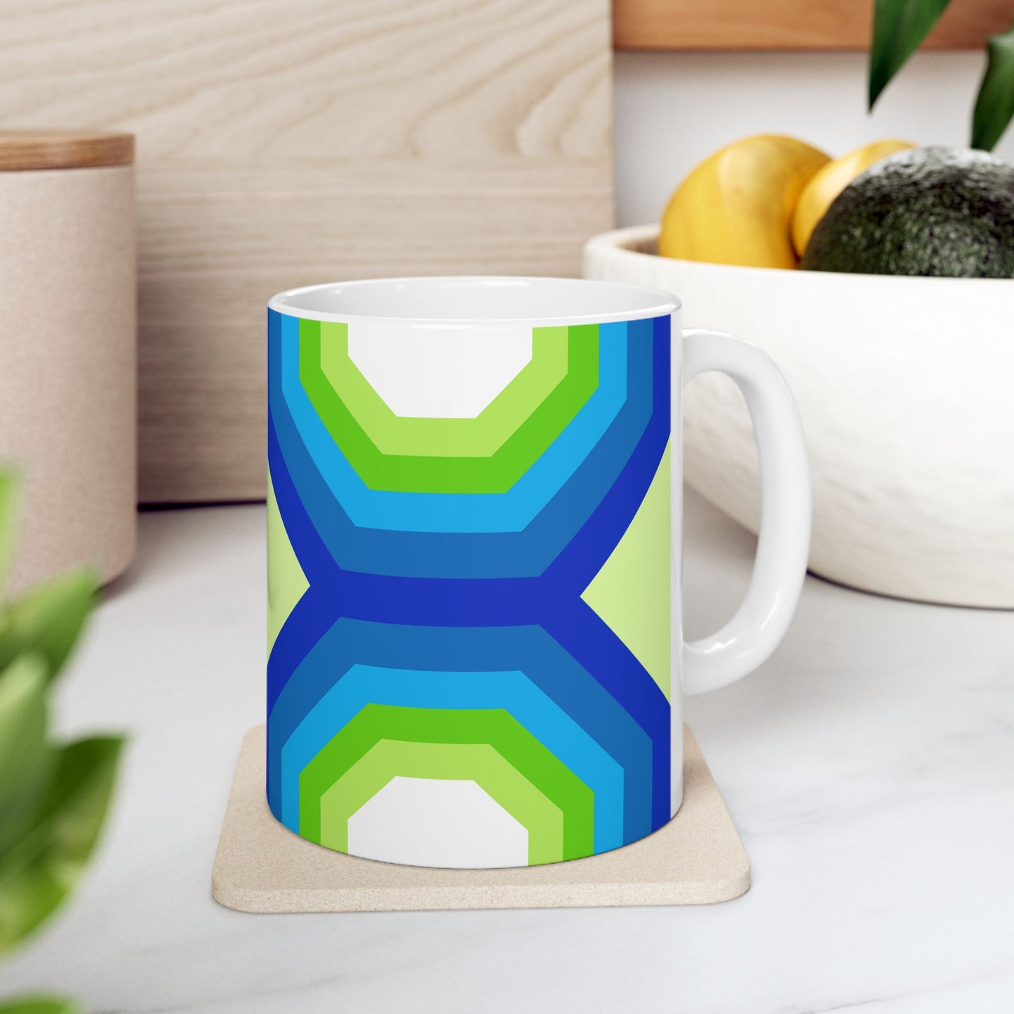 Geo Art Mug – Bold Color, Daily Joy