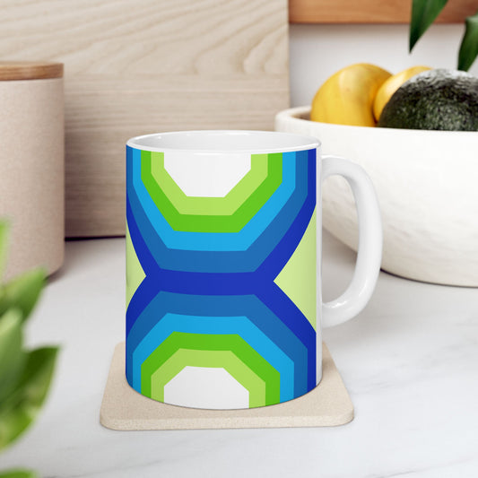 Geo Art Mug – Bold Color, Daily Joy