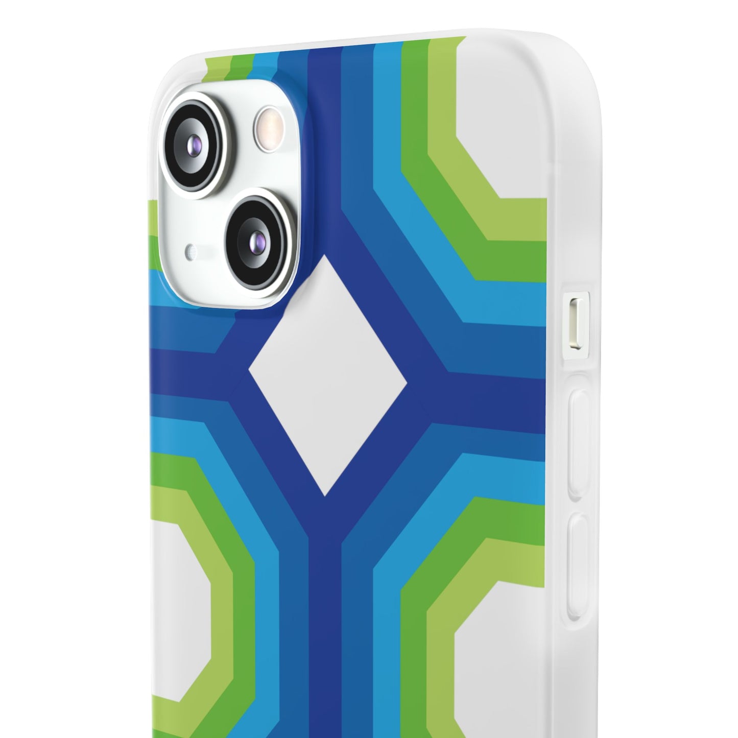 Stylish Geometric Phone Case, Flexible Phone Cover, Unique Modern Design, Perfect Gift, Trendy Accessory, Eco-Friendly Case