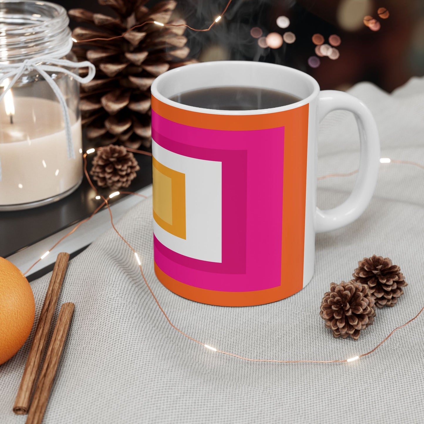 Geo Art Mug – Bold Color, Daily Joy