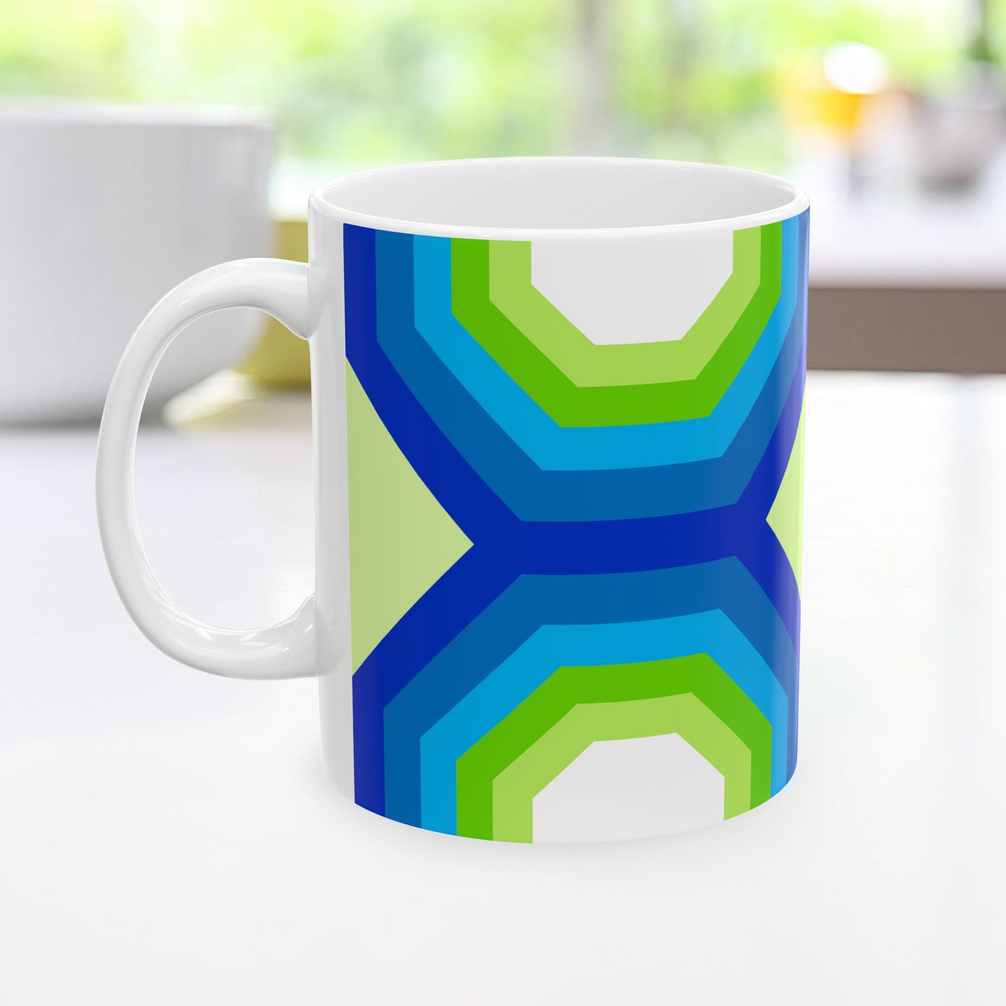 Geo Art Mug – Bold Color, Daily Joy