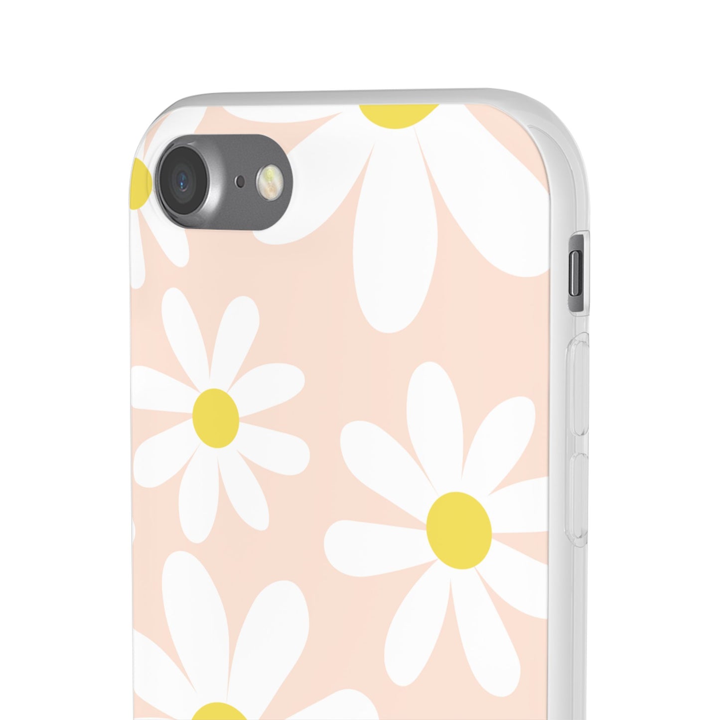 Phone Cases - Blush Daisy Pattern Flexi Cases