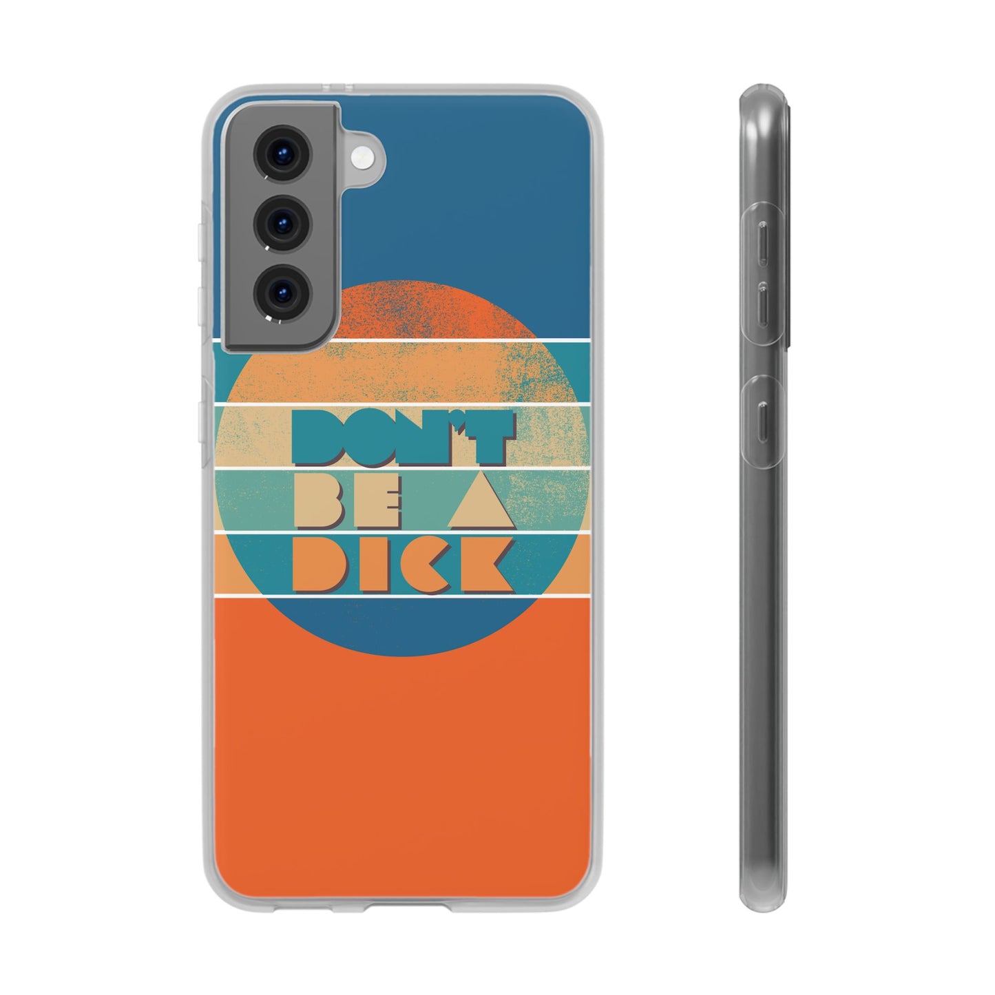 Phone Case - 'Don't Be a Dick' Retro 70s style