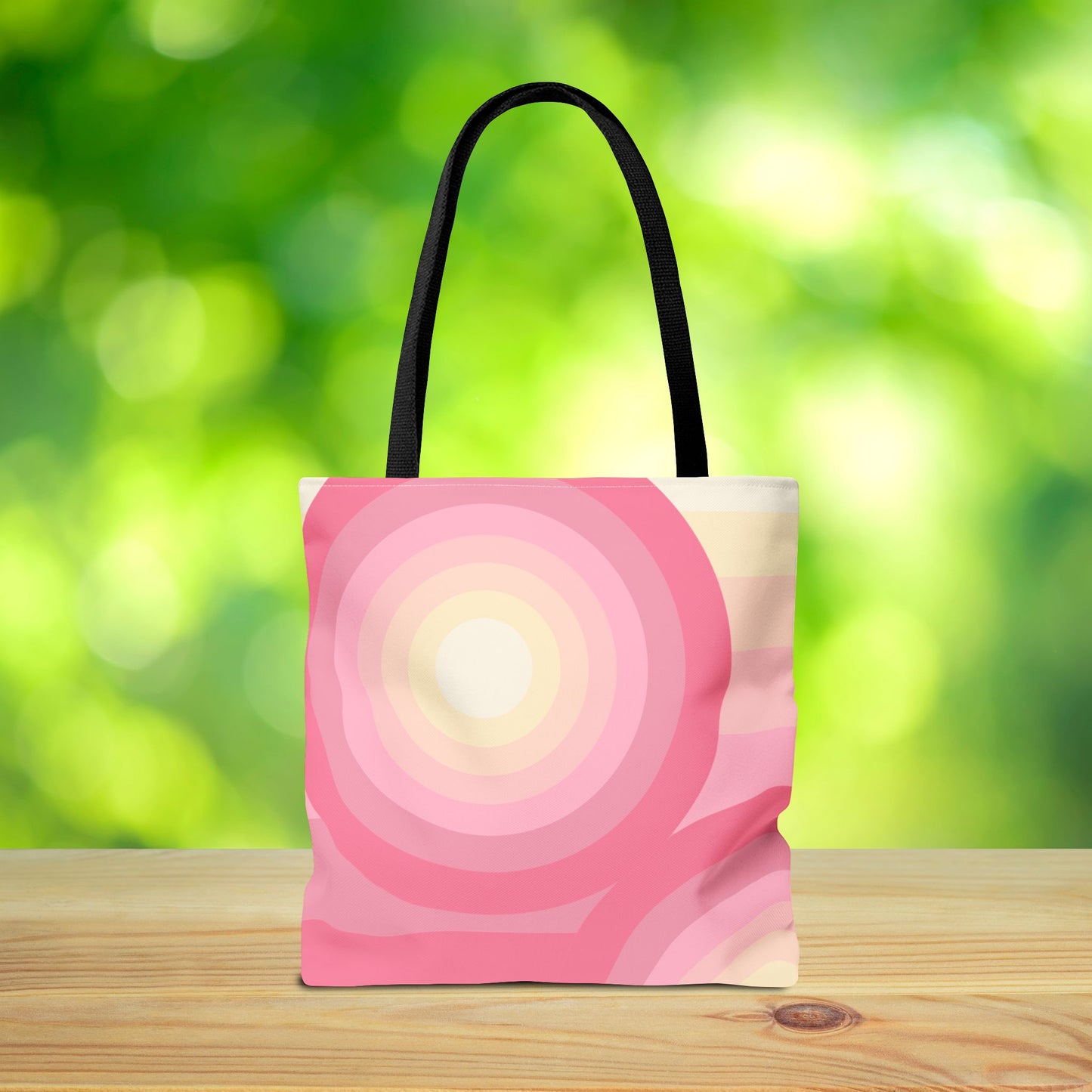 Geo Art Tote Bag – 3 sizes | Bold lines. Vivid color. Retro with a modern twist.