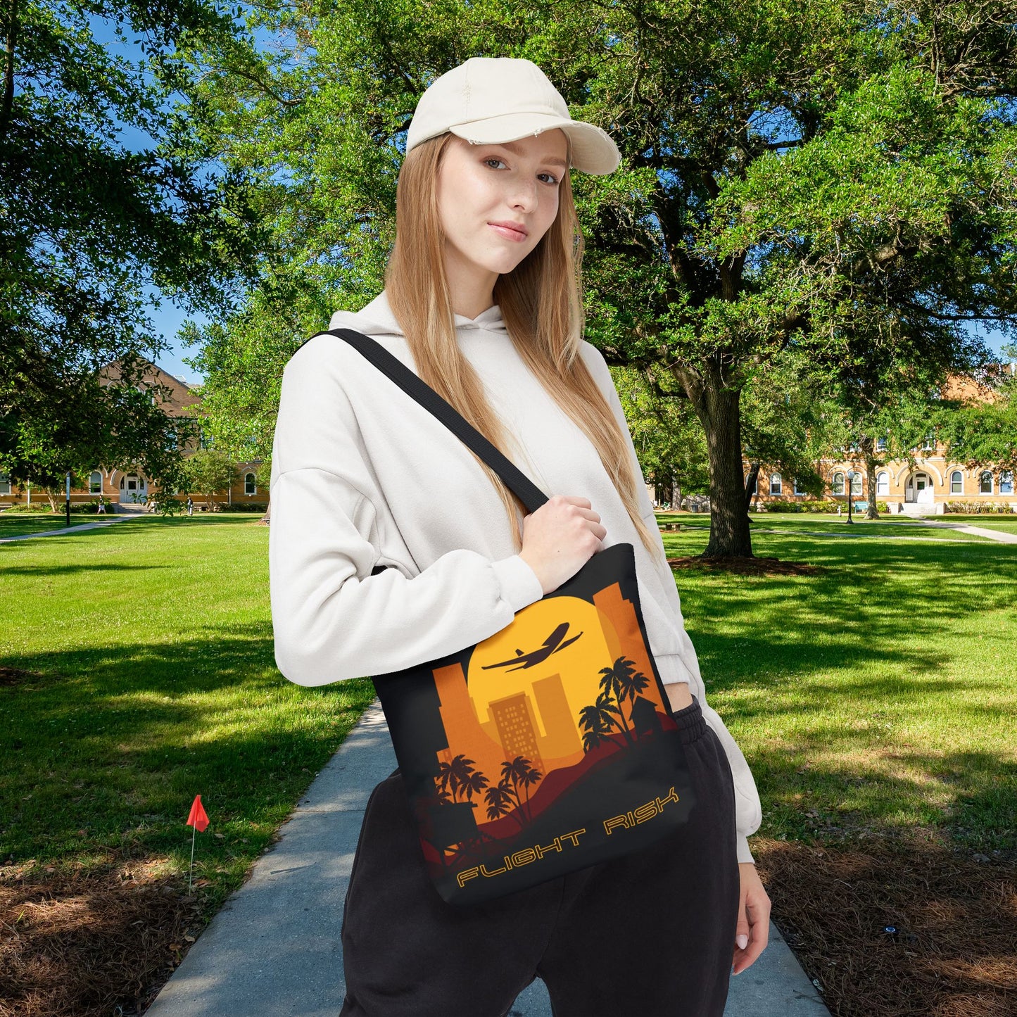 Flight Risk Tote Bag – 3 sizes | A little mysterious & Wanderlust-fueled