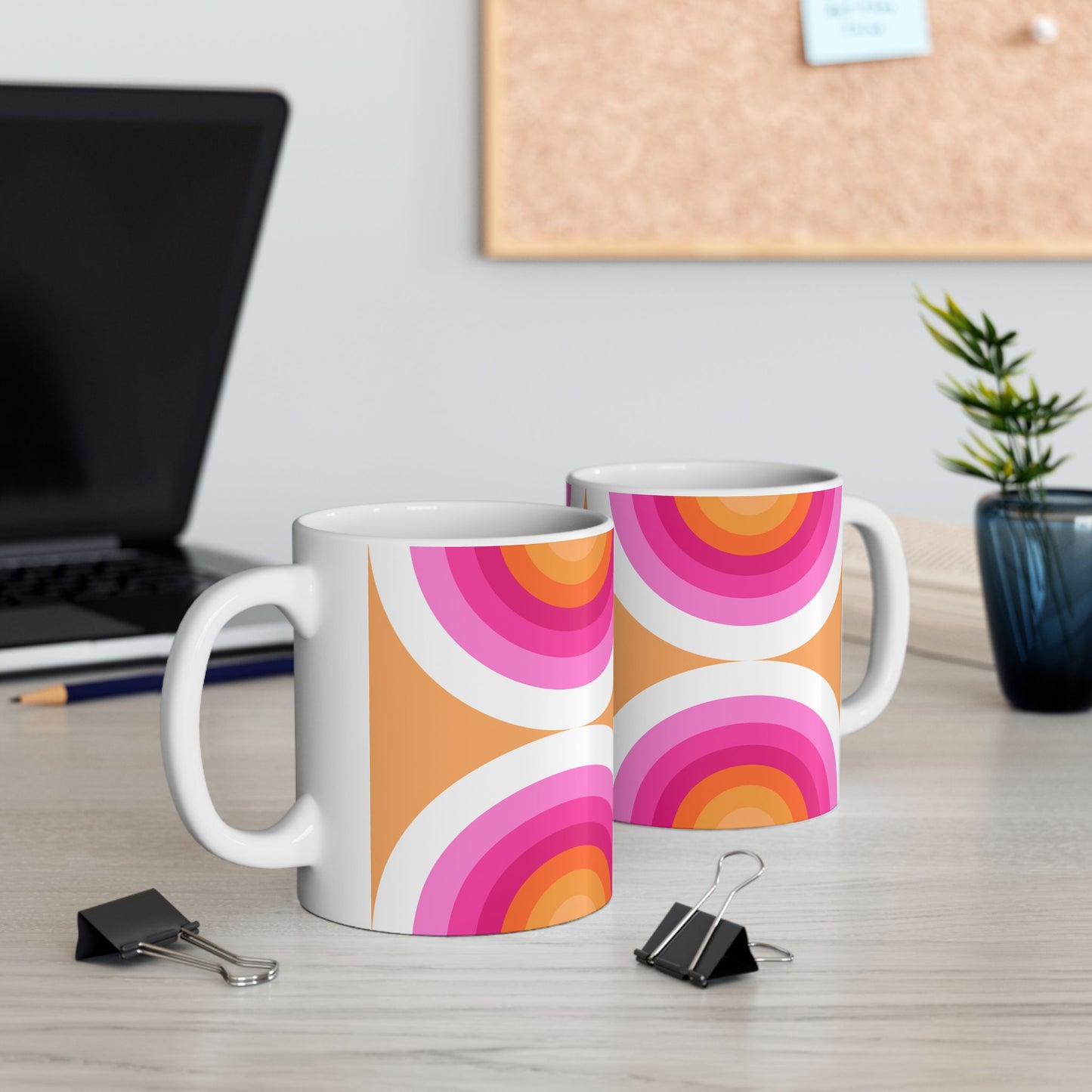 Geo Art Mug – Bold Color, Daily Joy