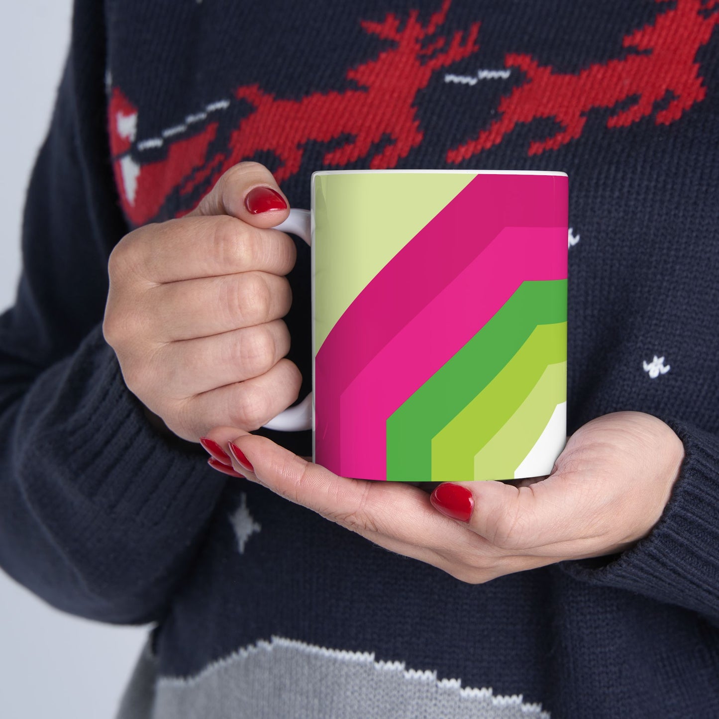Geo Art Mug – Bold Color, Daily Joy