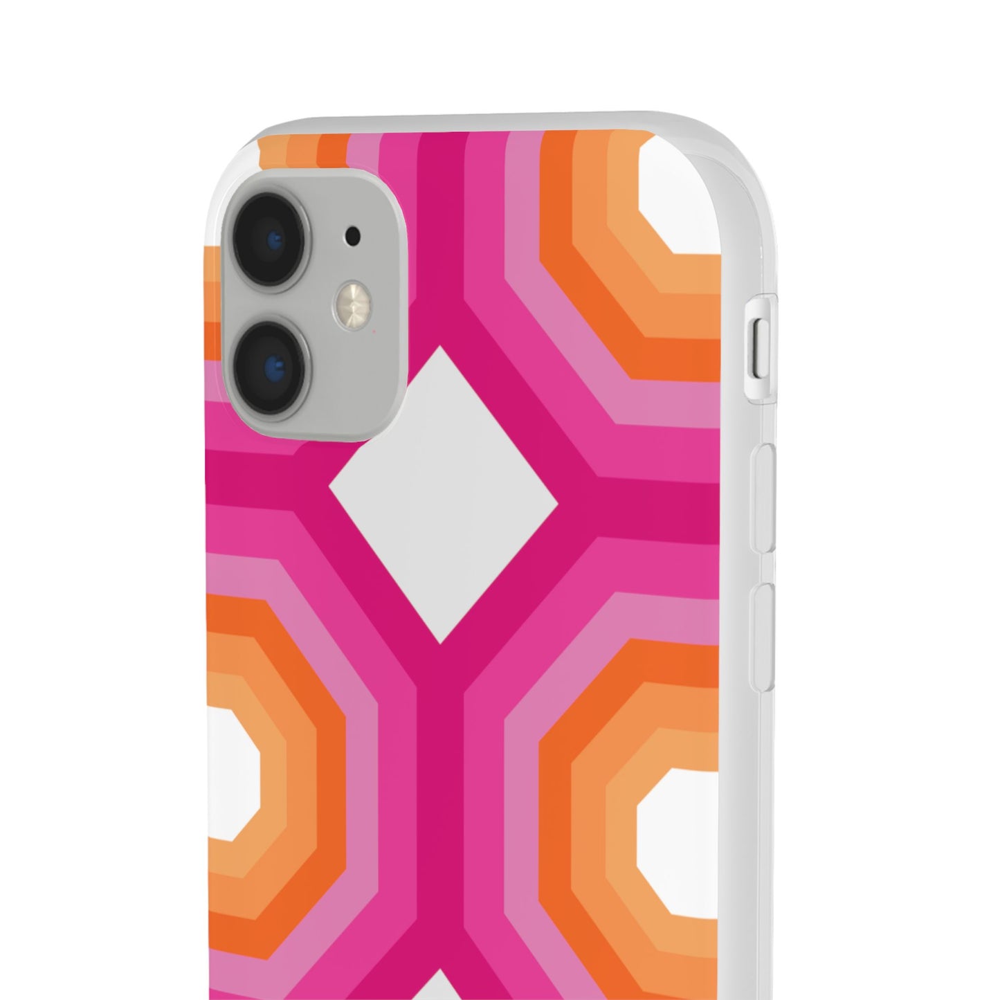 Stylish Geometric Phone Case, Flexible Phone Cover, Unique Modern Design, Perfect Gift, Trendy Accessory, Eco-Friendly Case