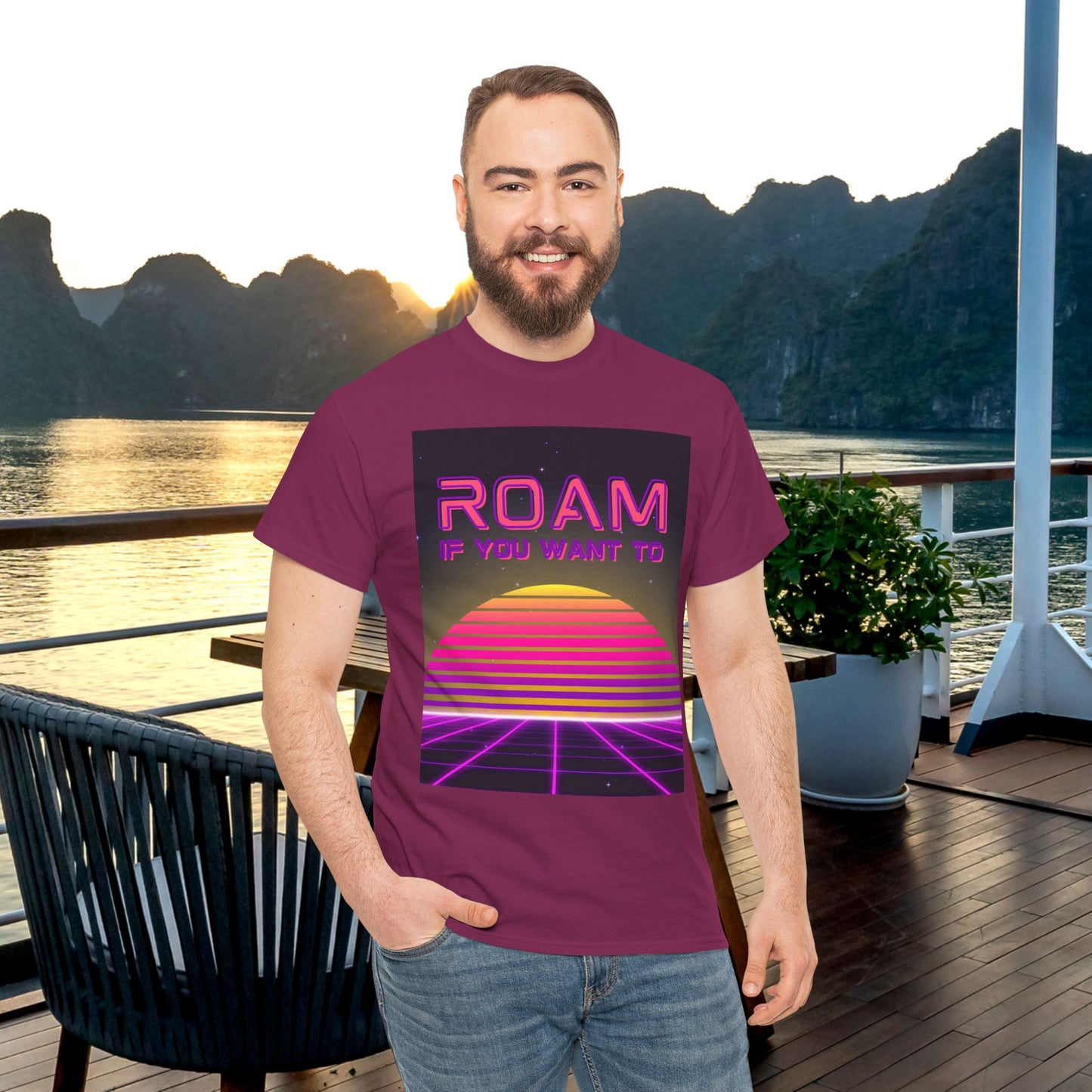 Roam If You Want To Unisex Tee, Travel Lover T-shirt Adventure Shirt, Wanderlust