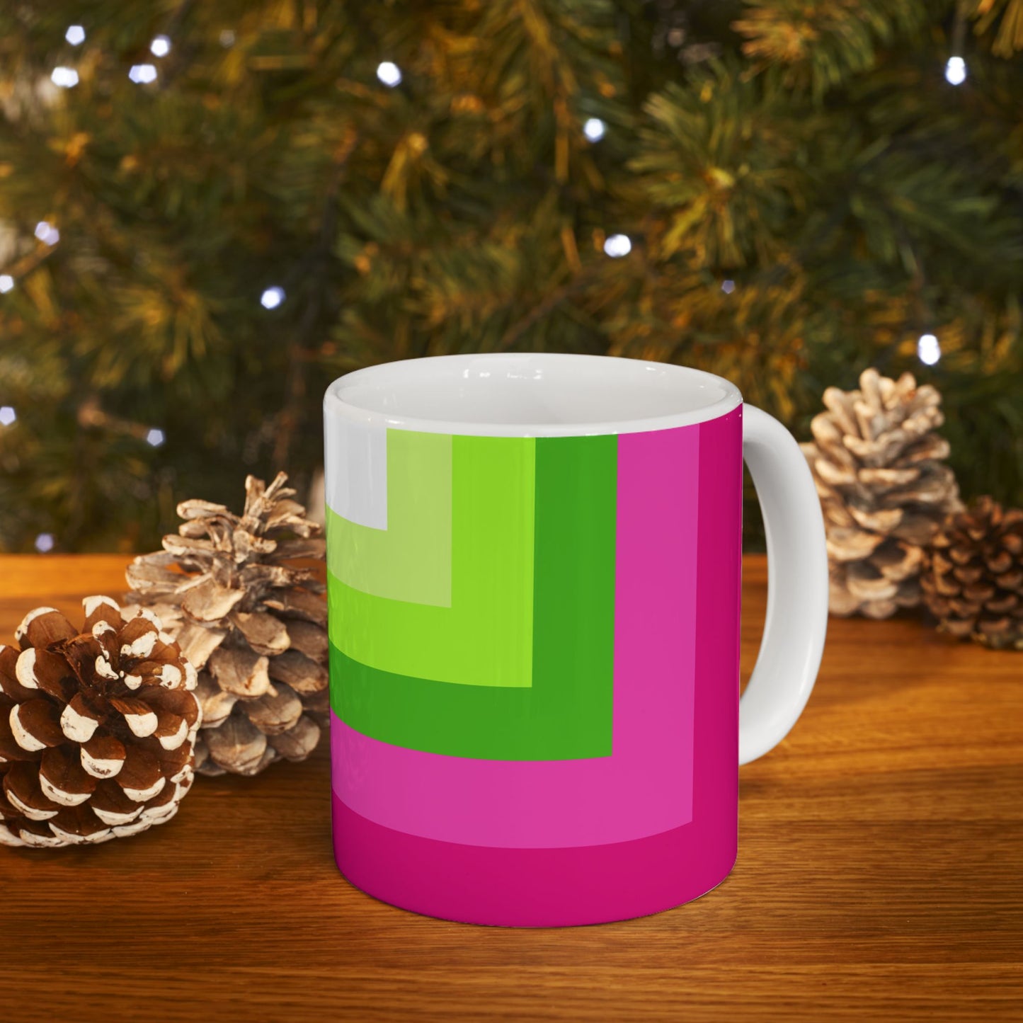 Geo Art Mug – Bold Color, Daily Joy
