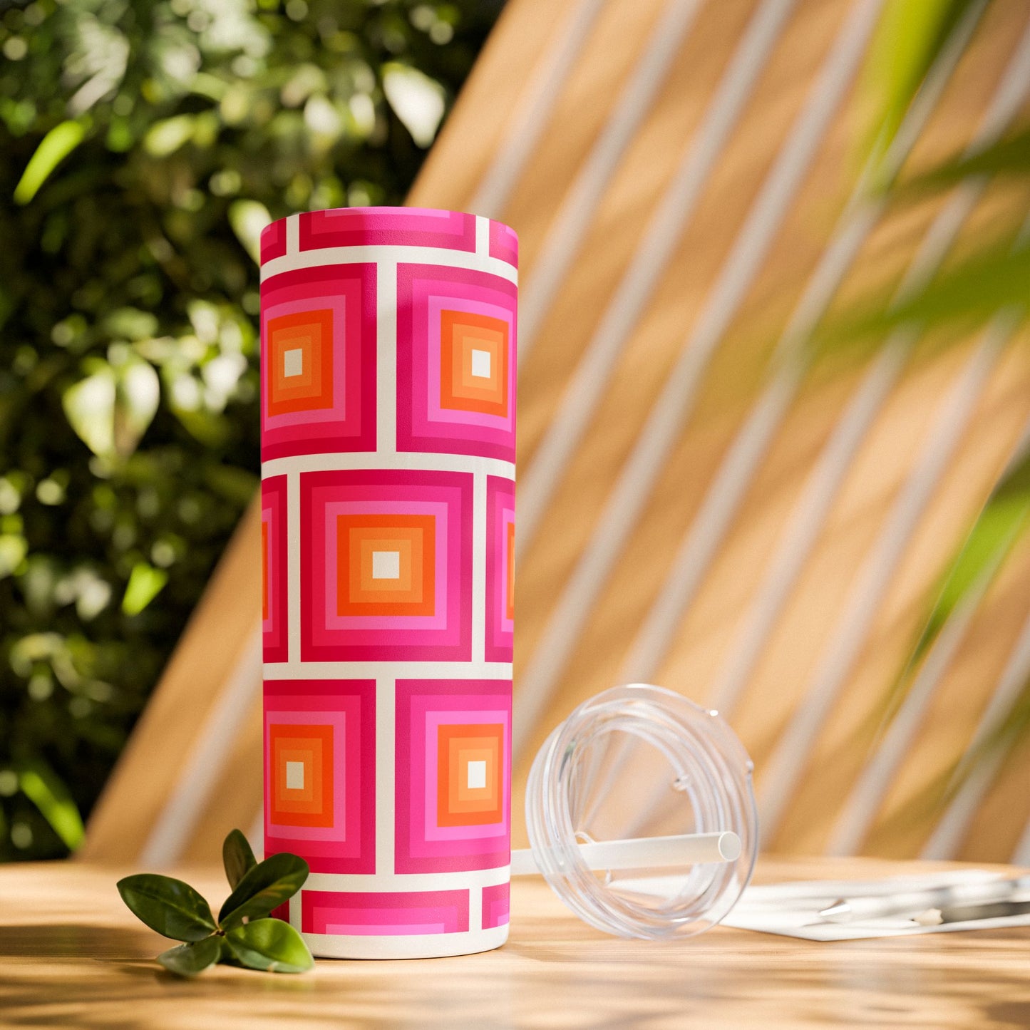Vibrant. Versatile. Totally Sippable. – 20 oz Skinny Travel Tumbler with Straw