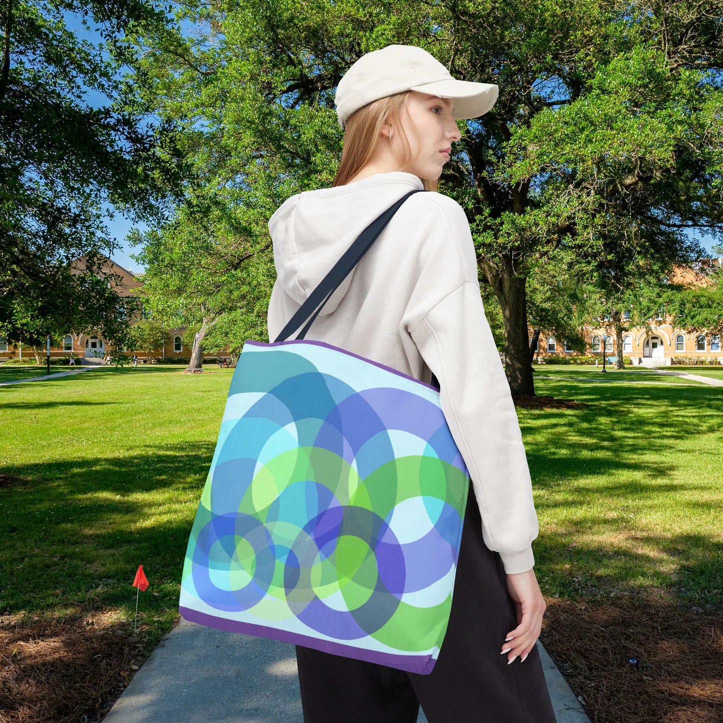 Geo Bubbles Tote Bag – 3 sizes | Playful. Modern. Lightweight.