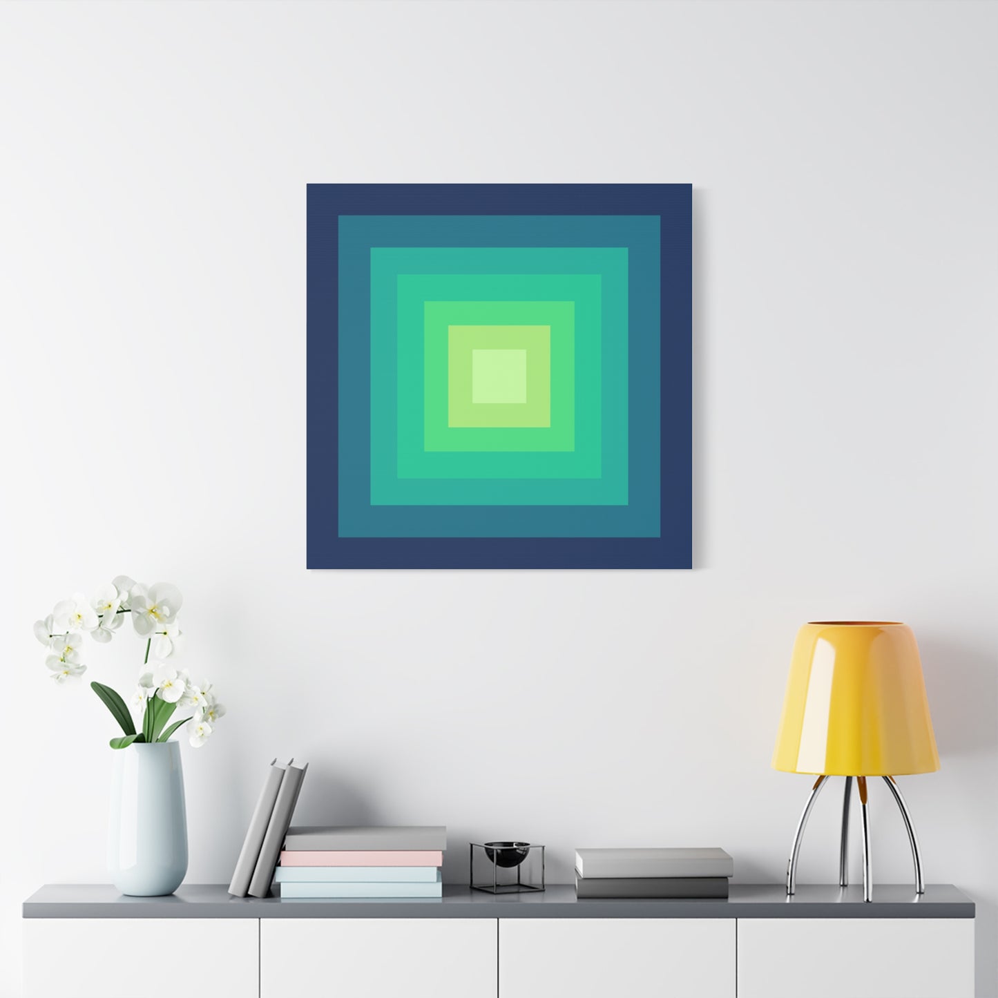 Modern Geometric Canvas Art | Bold Colors, Clean Lines, Creative Energy