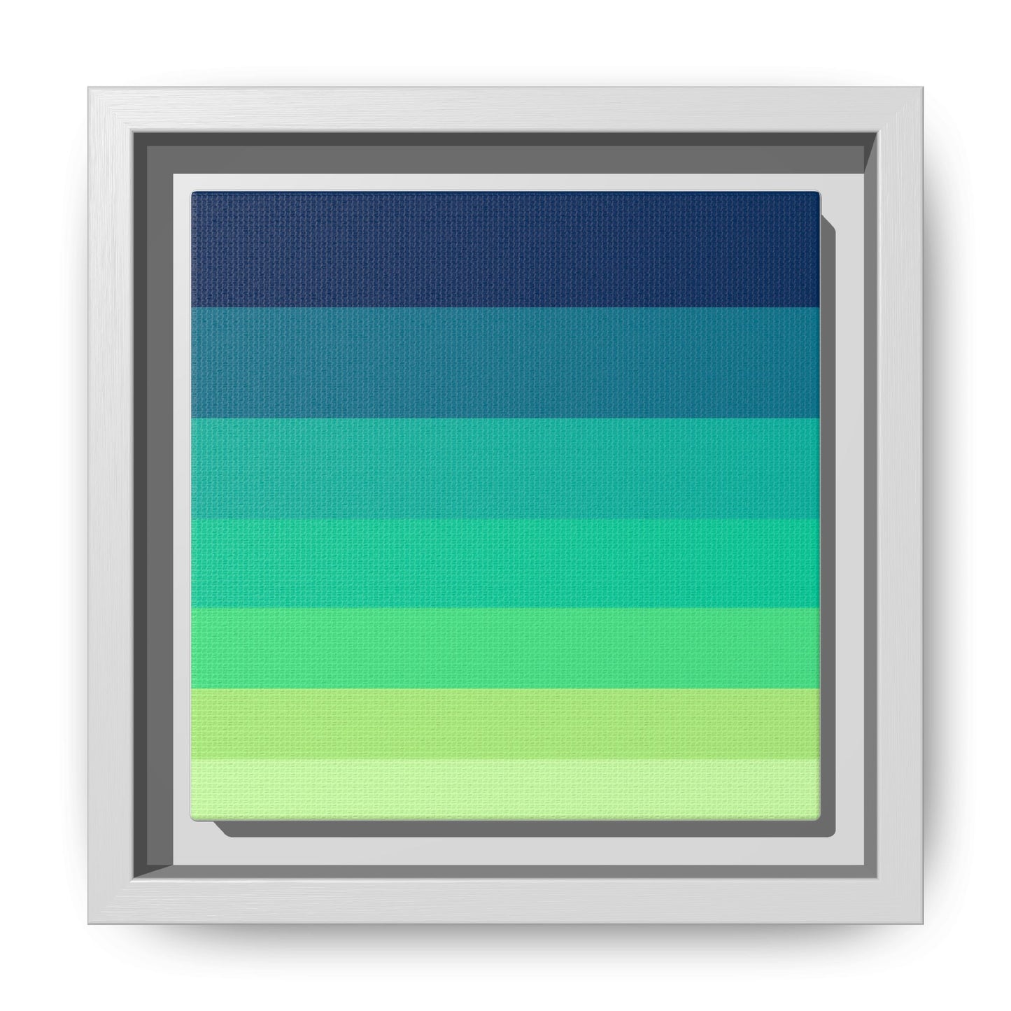 Modern Framed Geometric Canvas Art | Bold Color Meets Clean Framing