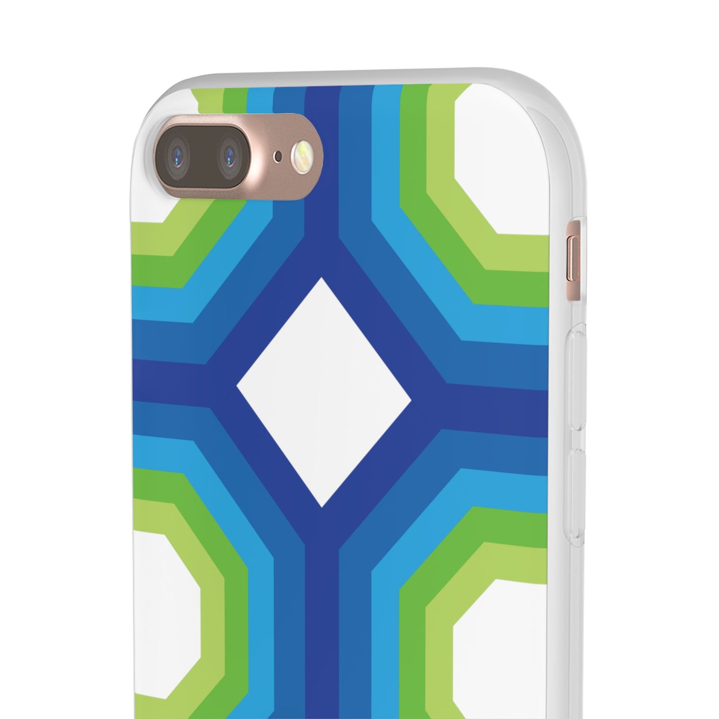 Stylish Geometric Phone Case, Flexible Phone Cover, Unique Modern Design, Perfect Gift, Trendy Accessory, Eco-Friendly Case