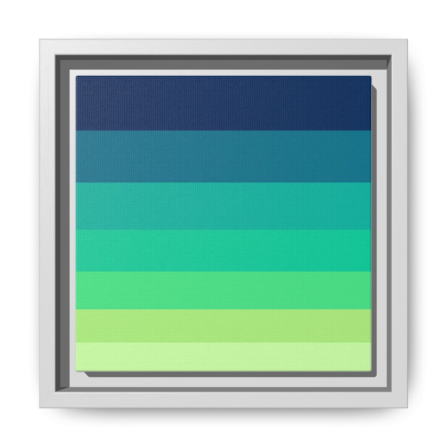 Modern Framed Geometric Canvas Art | Bold Color Meets Clean Framing