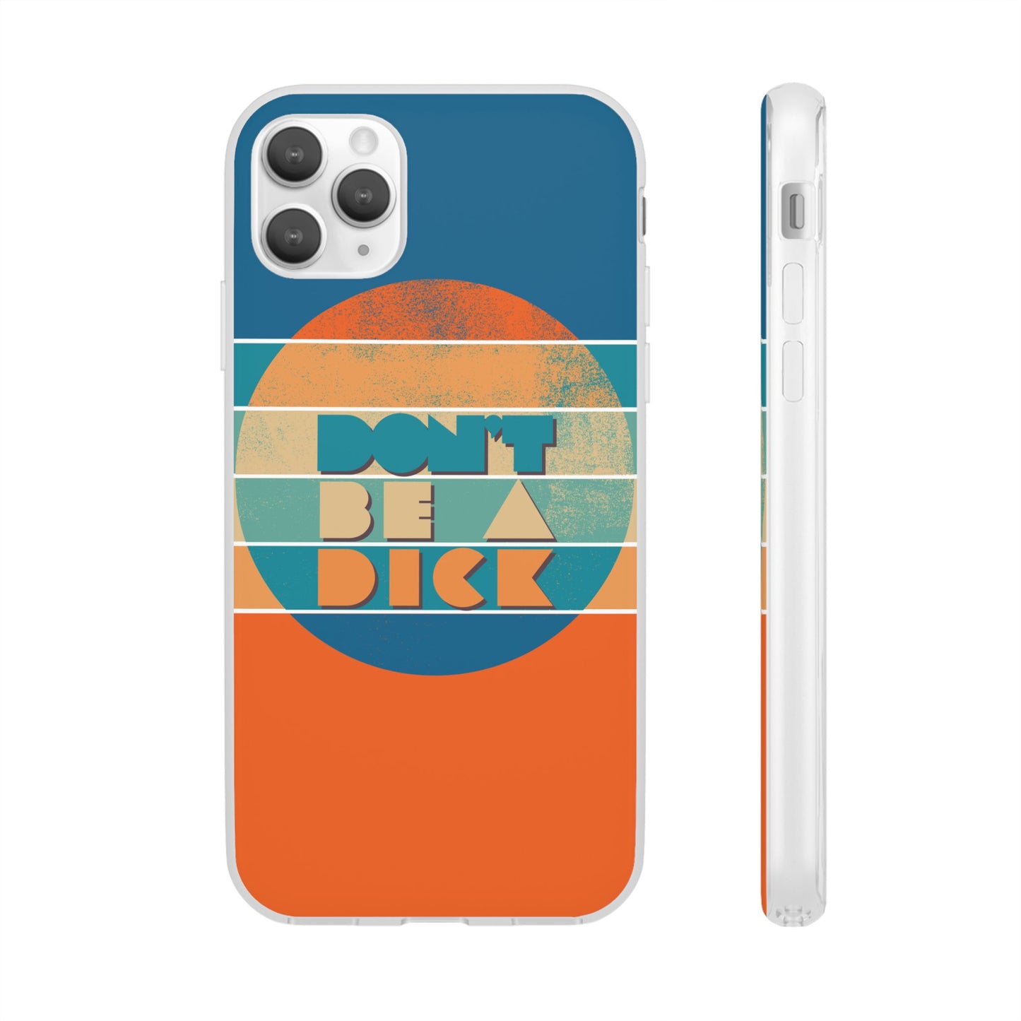 Phone Case - 'Don't Be a Dick' Retro 70s style