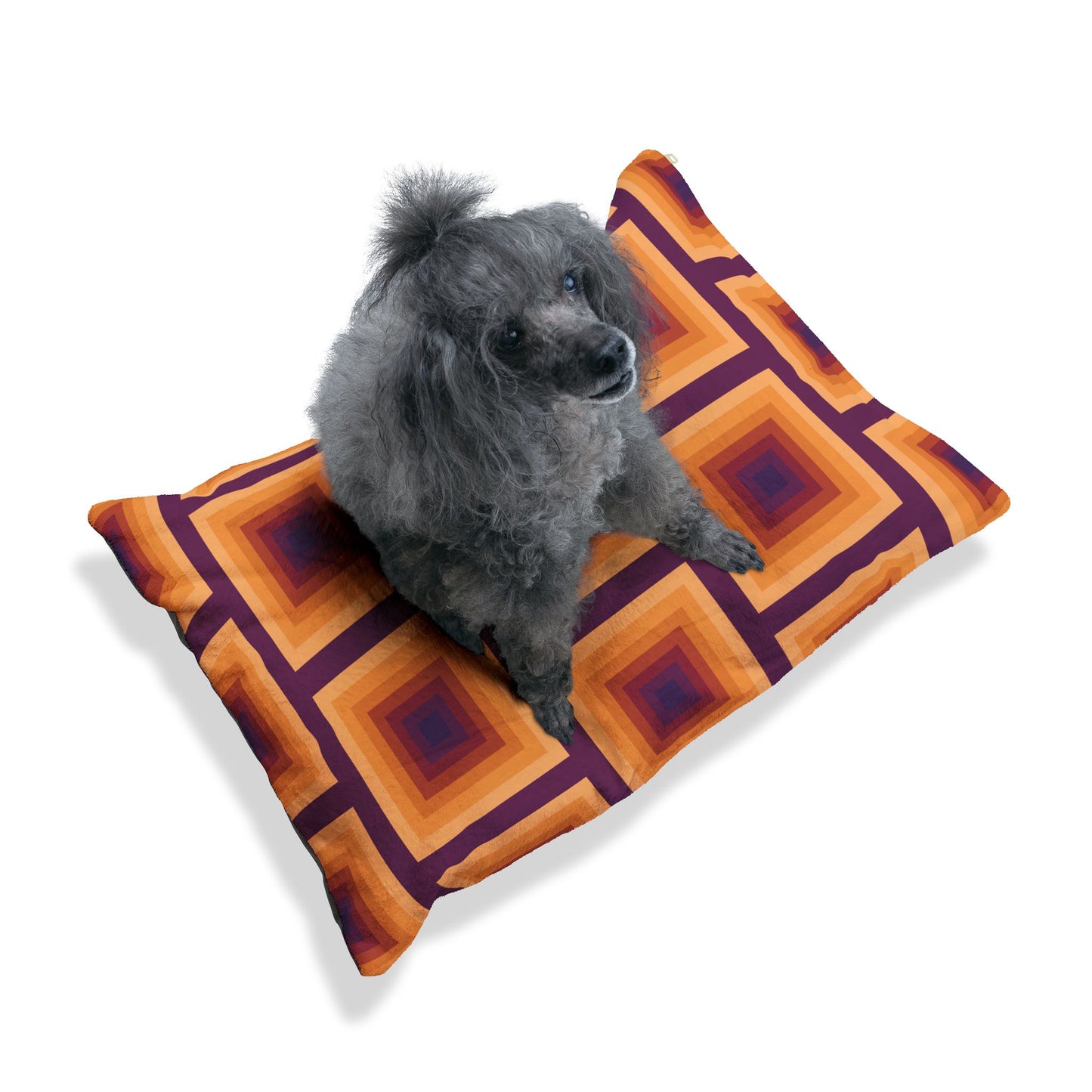 Geo Design Pet Bed – Where Style Meets Snuggle
