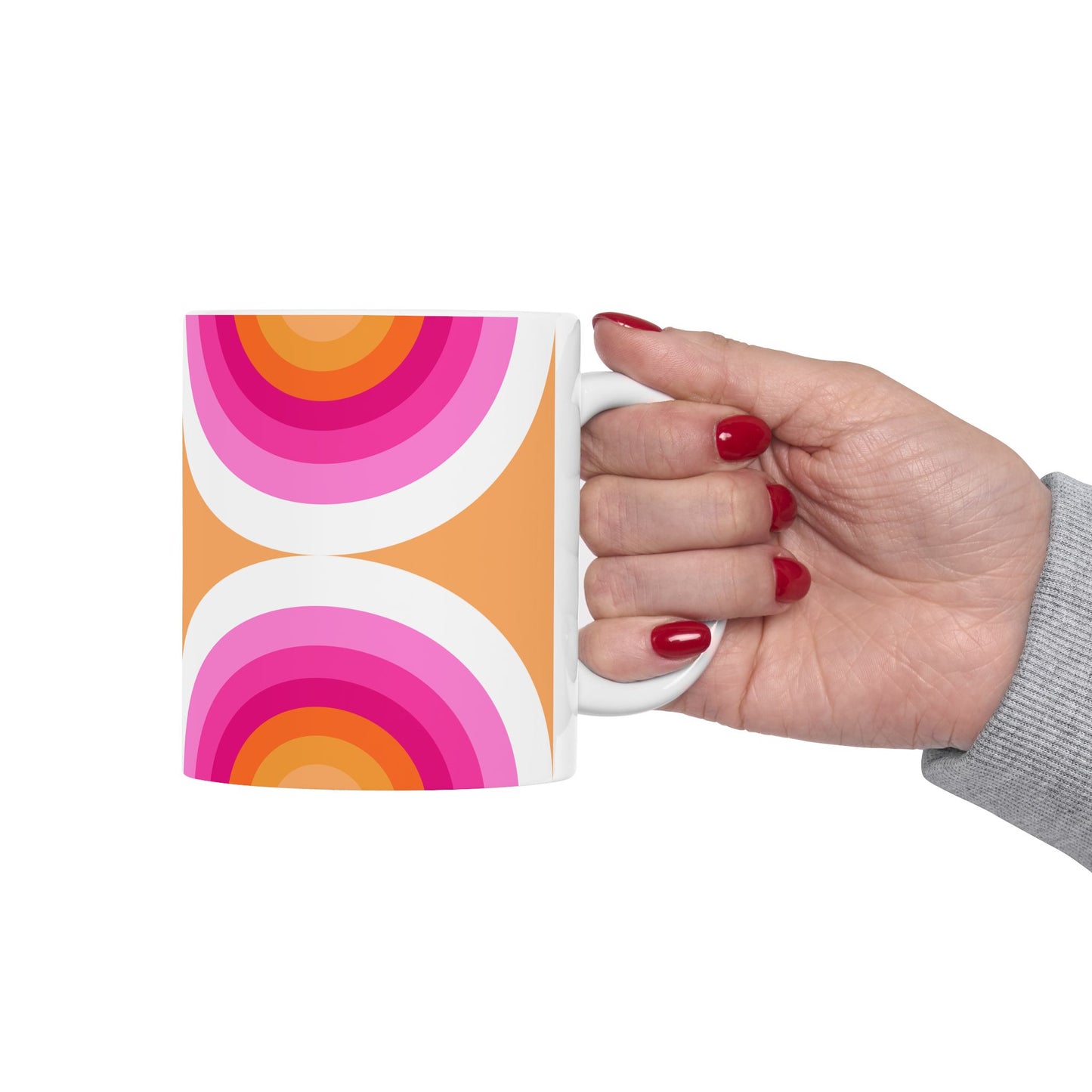 Geo Art Mug – Bold Color, Daily Joy