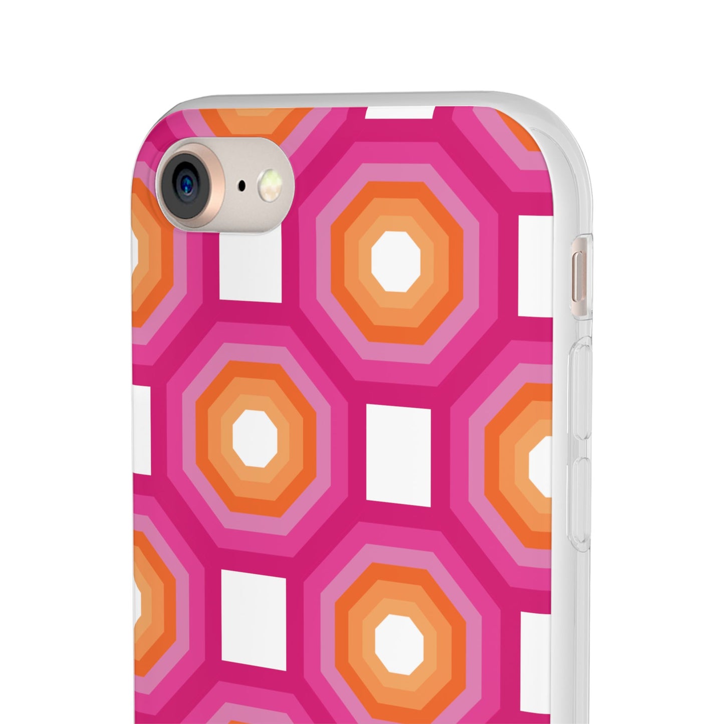 Stylish Geometric Phone Case, Flexible Phone Cover, Unique Modern Design, Perfect Gift, Trendy Accessory, Eco-Friendly Case