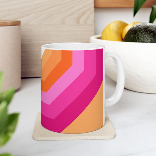 Geo Art Mug – Bold Color, Daily Joy