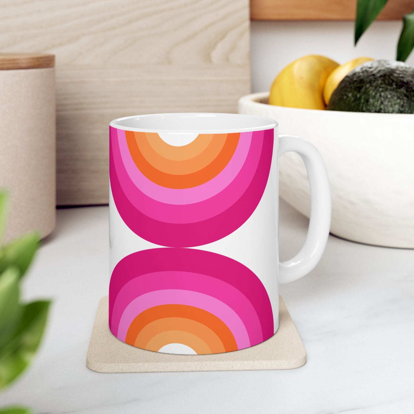 Geo Art Mug – Bold Color, Daily Joy