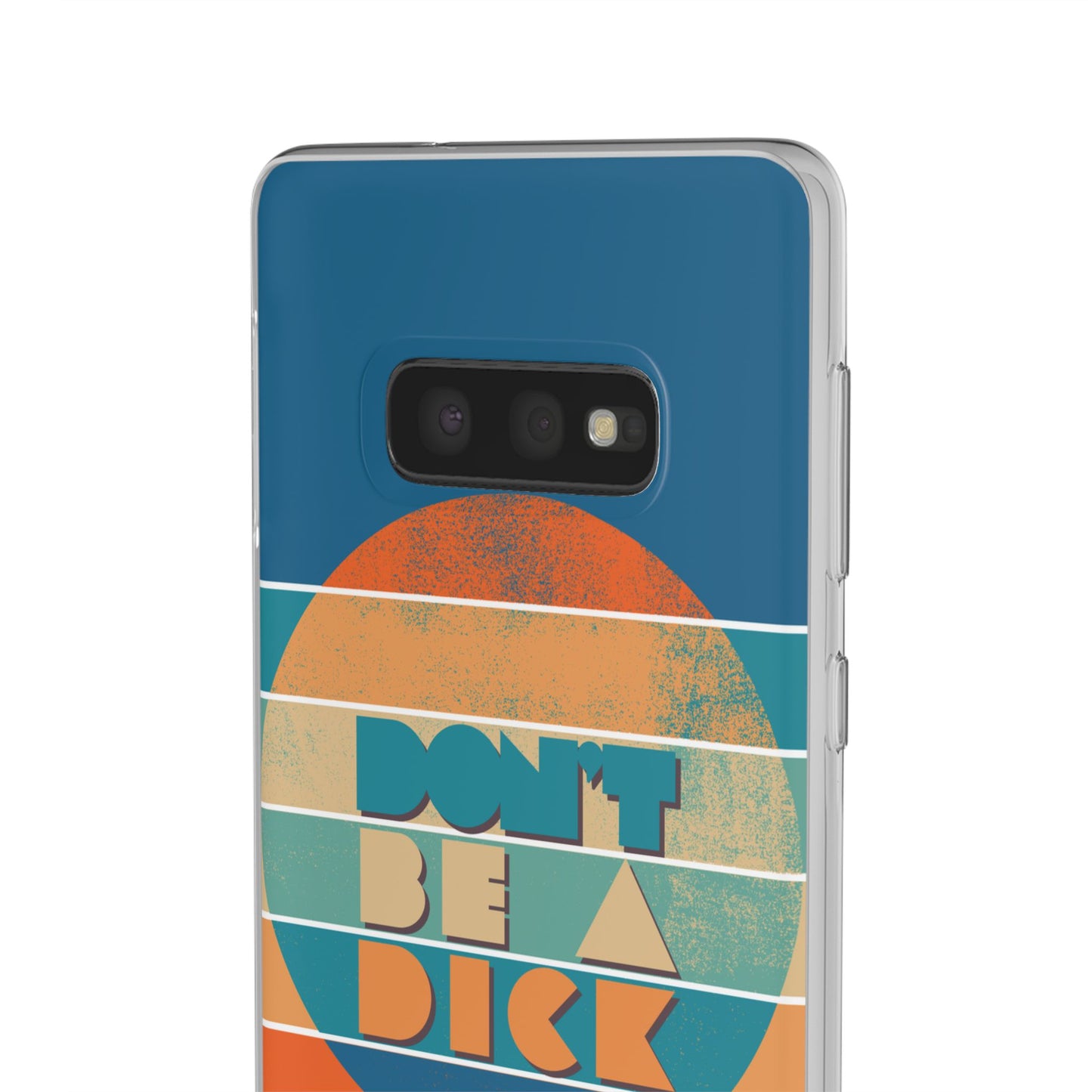 Phone Case - 'Don't Be a Dick' Retro 70s style