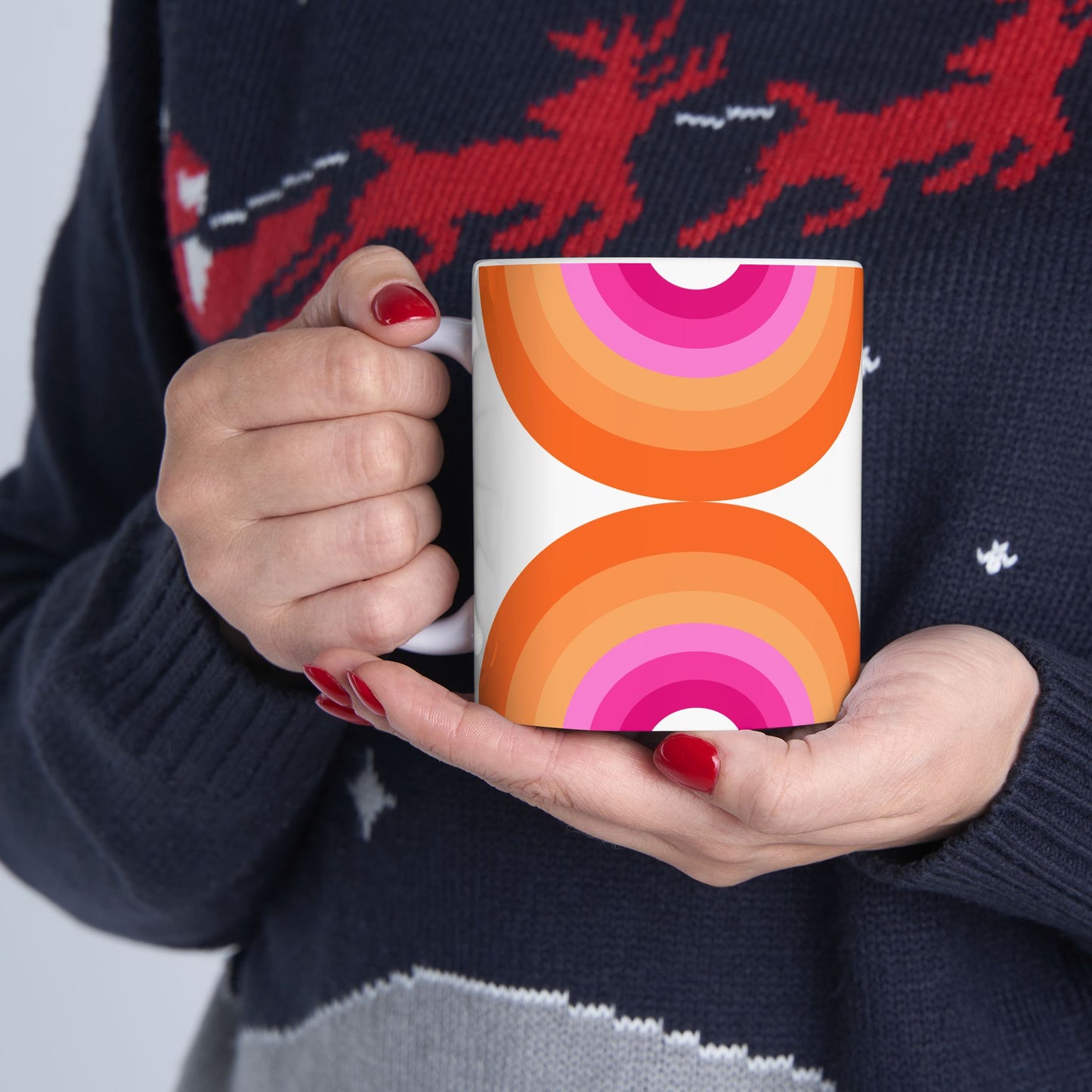 Geo Art Mug – Bold Color, Daily Joy