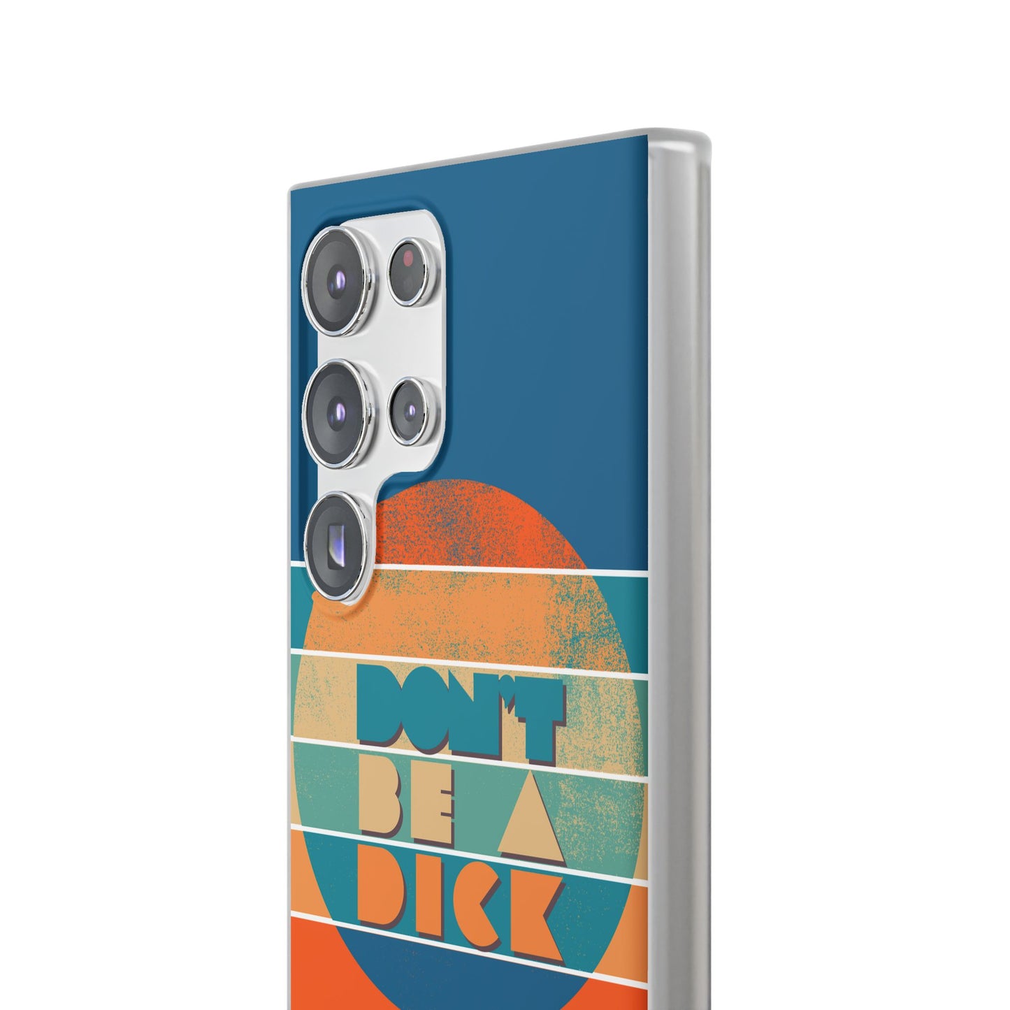 Phone Case - 'Don't Be a Dick' Retro 70s style