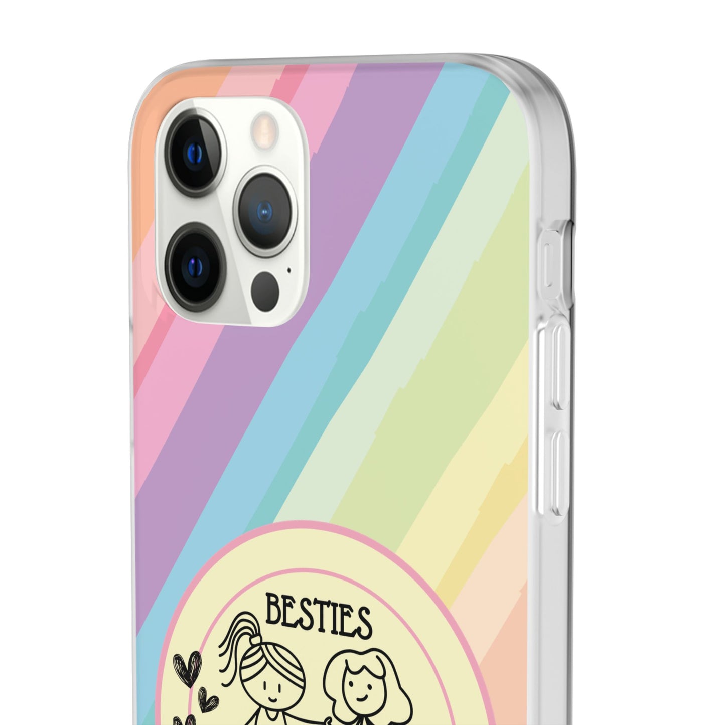 Phone Cases - Pastels Besties Ride or Die | "I'd Cut a Bitch for You"