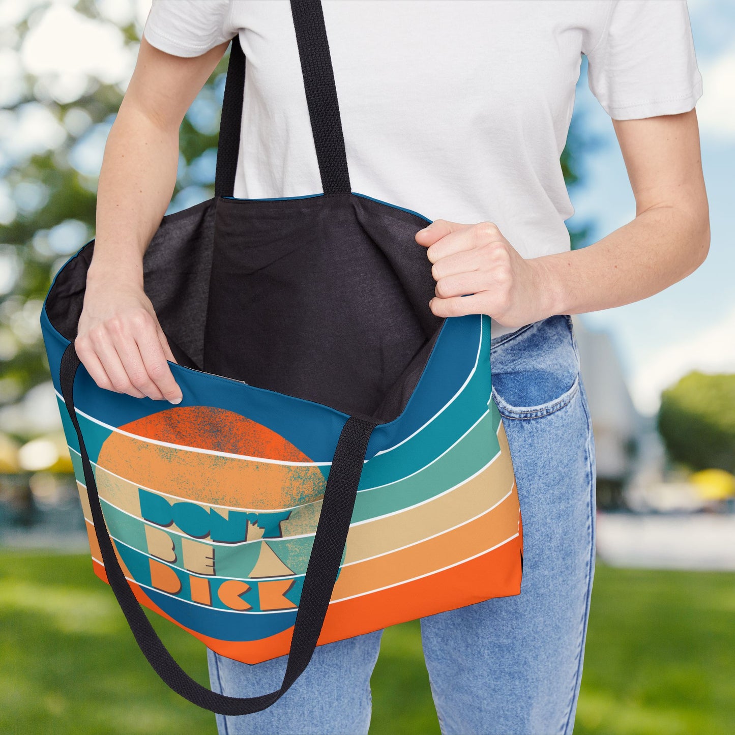 Don’t Be a Dick – XL Tote Bag | Big Message. Bigger Bag.