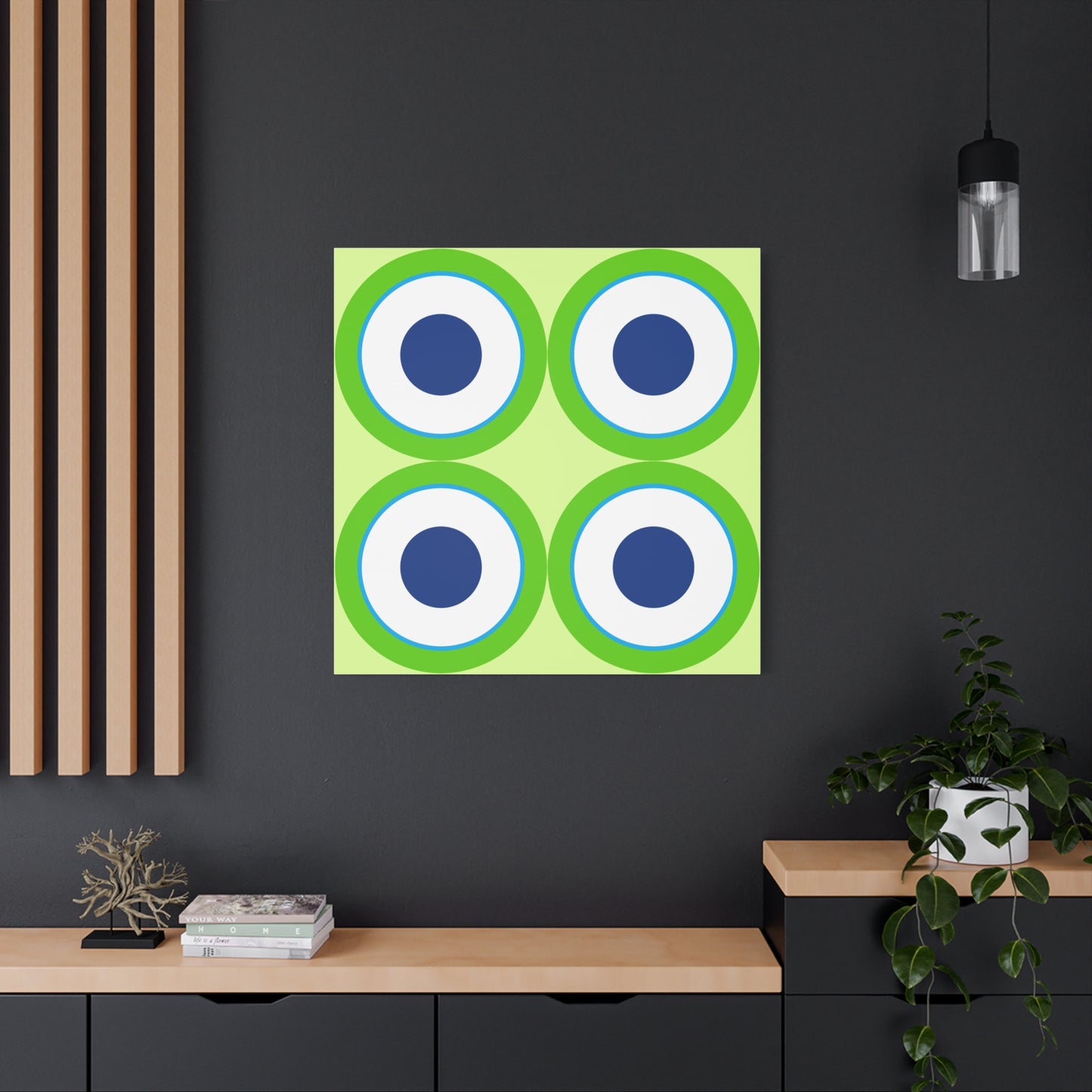 Modern Geometric Canvas Art | Bold Colors, Clean Lines, Creative Energy