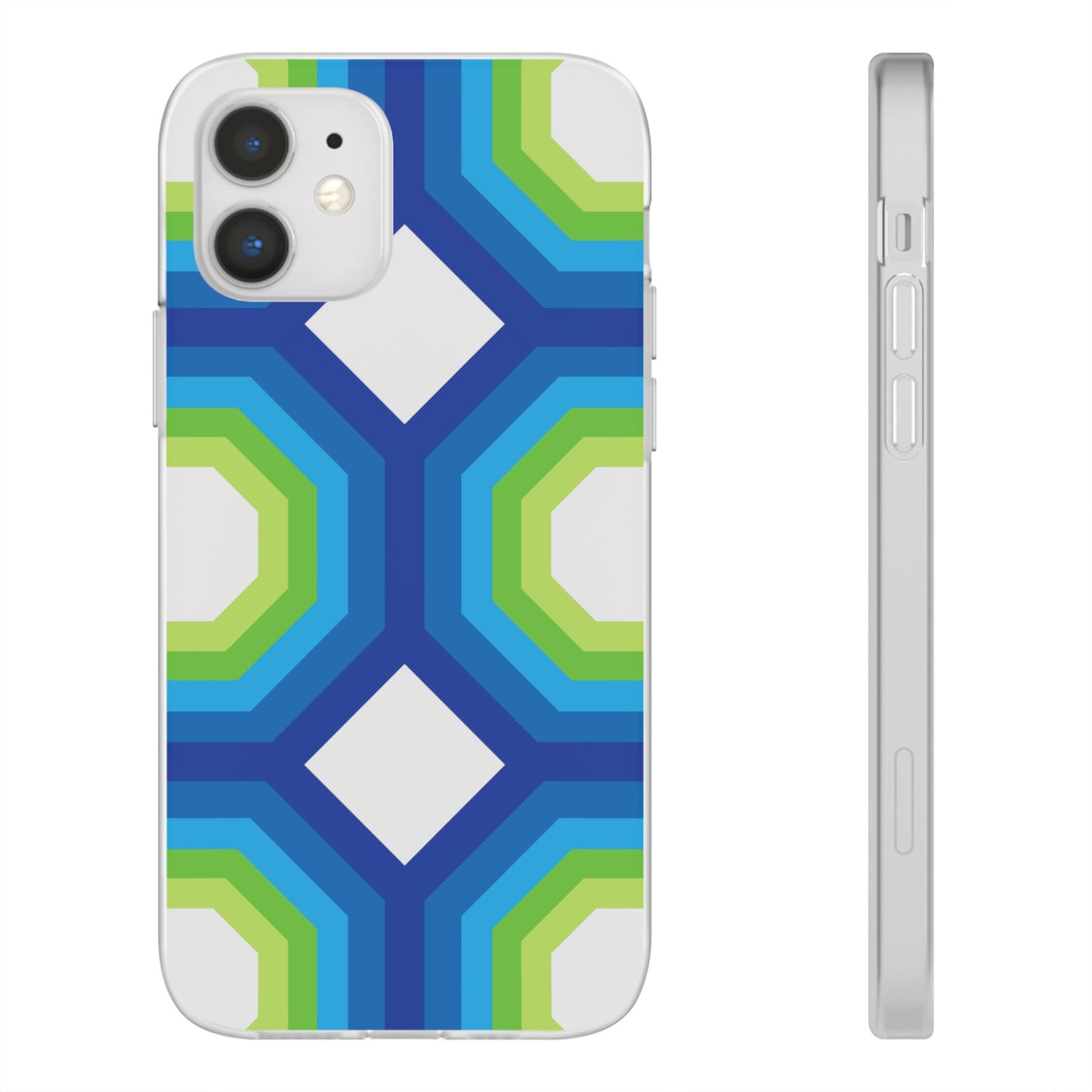 Stylish Geometric Phone Case, Flexible Phone Cover, Unique Modern Design, Perfect Gift, Trendy Accessory, Eco-Friendly Case