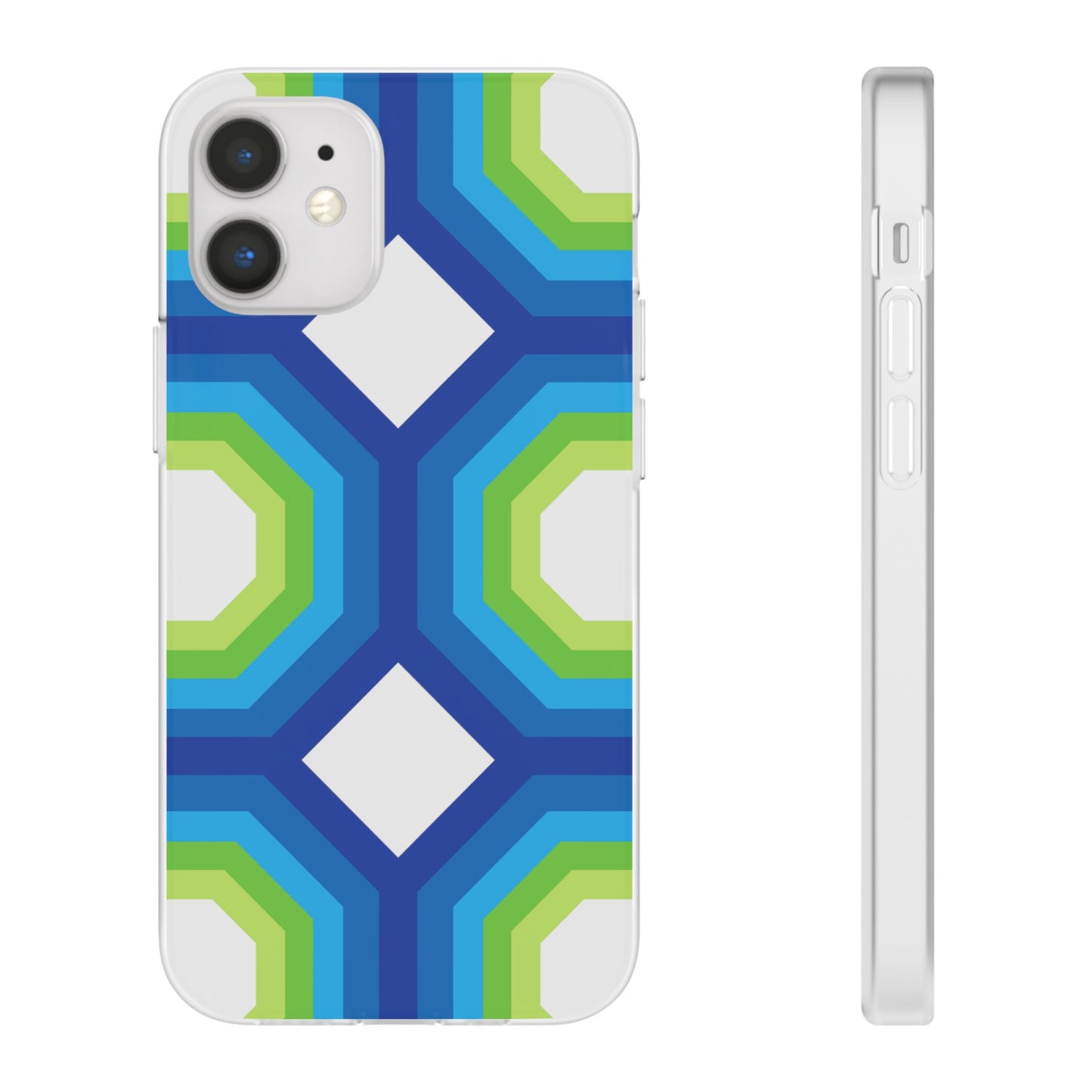 Stylish Geometric Phone Case, Flexible Phone Cover, Unique Modern Design, Perfect Gift, Trendy Accessory, Eco-Friendly Case