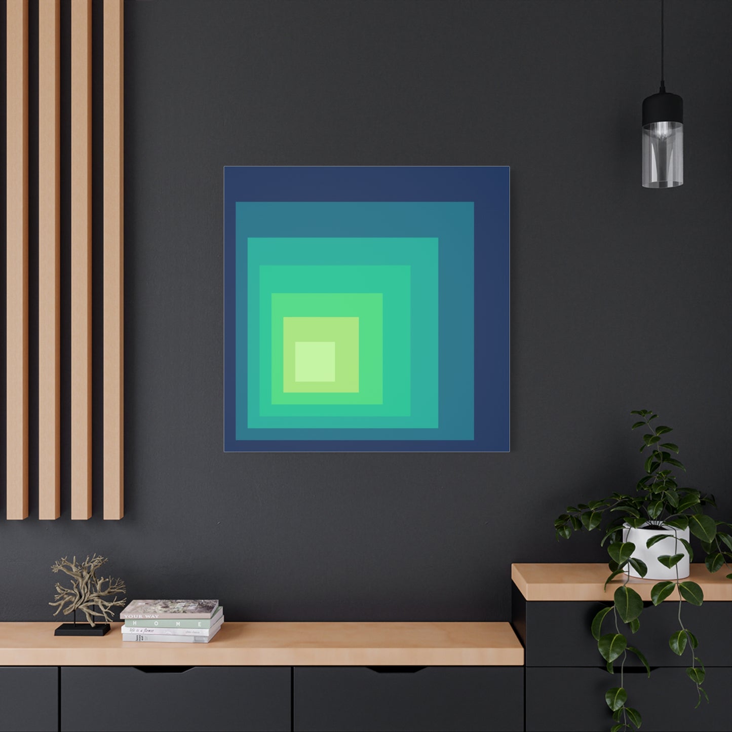 Modern Geometric Canvas Art | Bold Colors, Clean Lines, Creative Energy