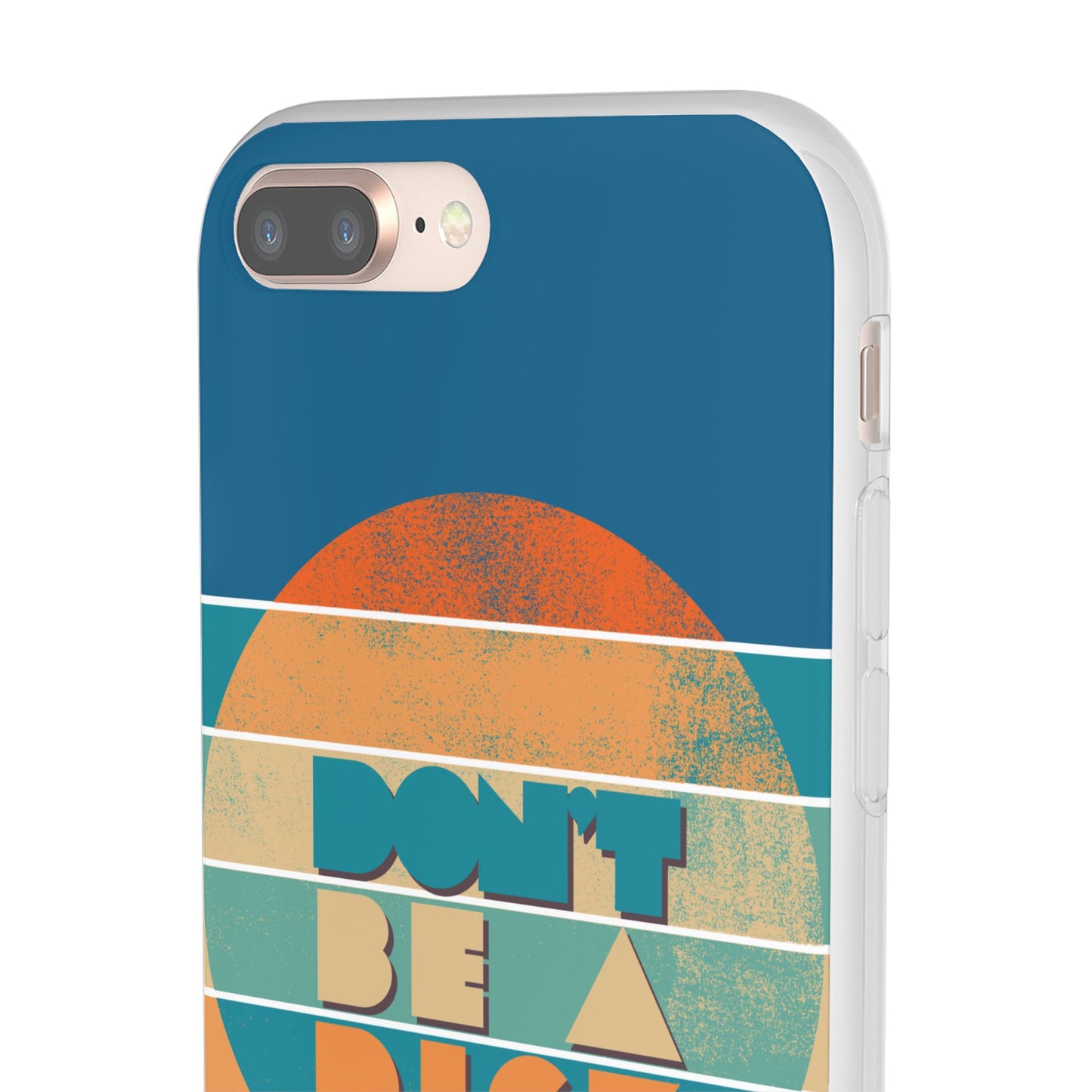 Phone Case - 'Don't Be a Dick' Retro 70s style